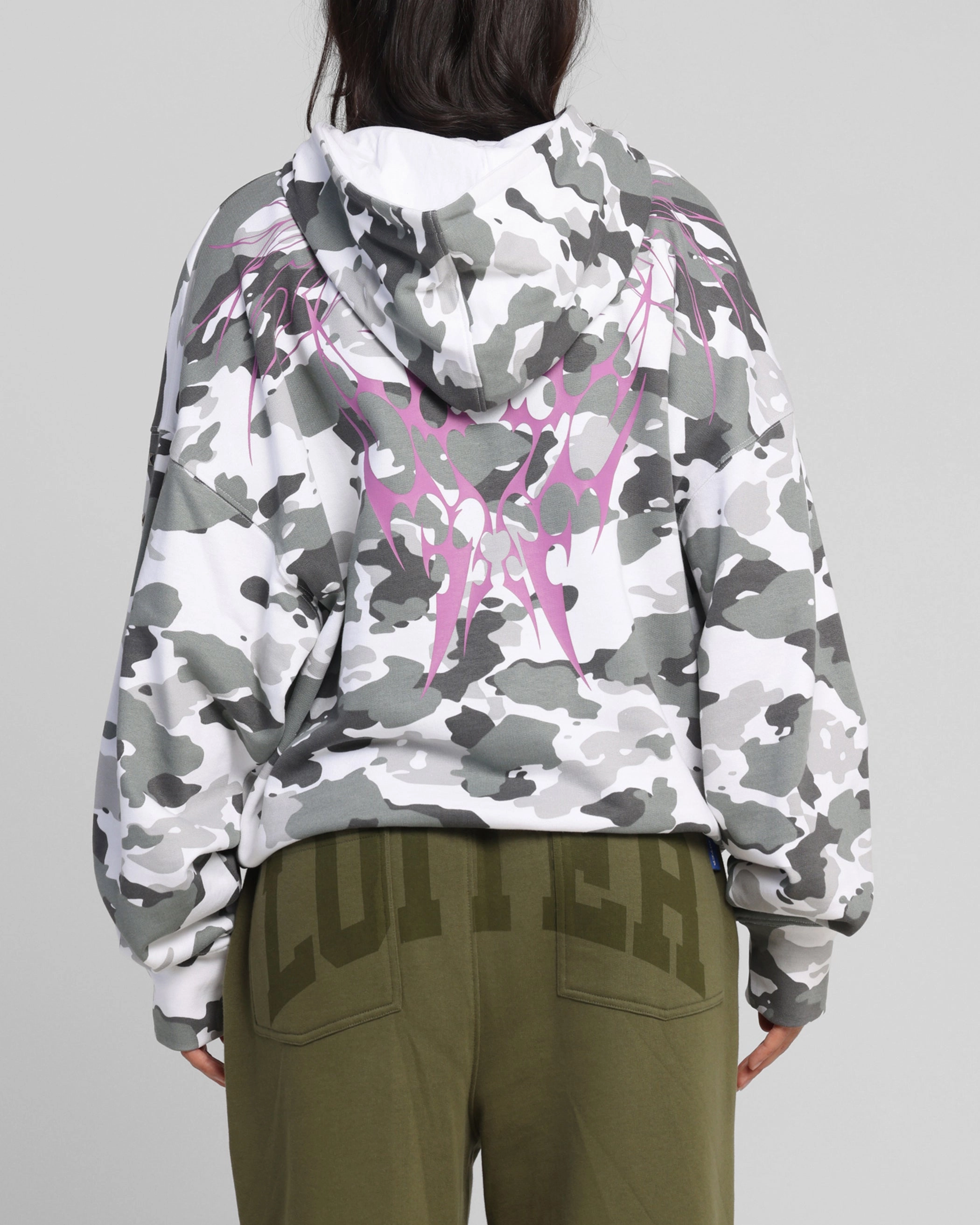Ultrasoft Inner Lining Loiter Draco Hoodie Snow Camo