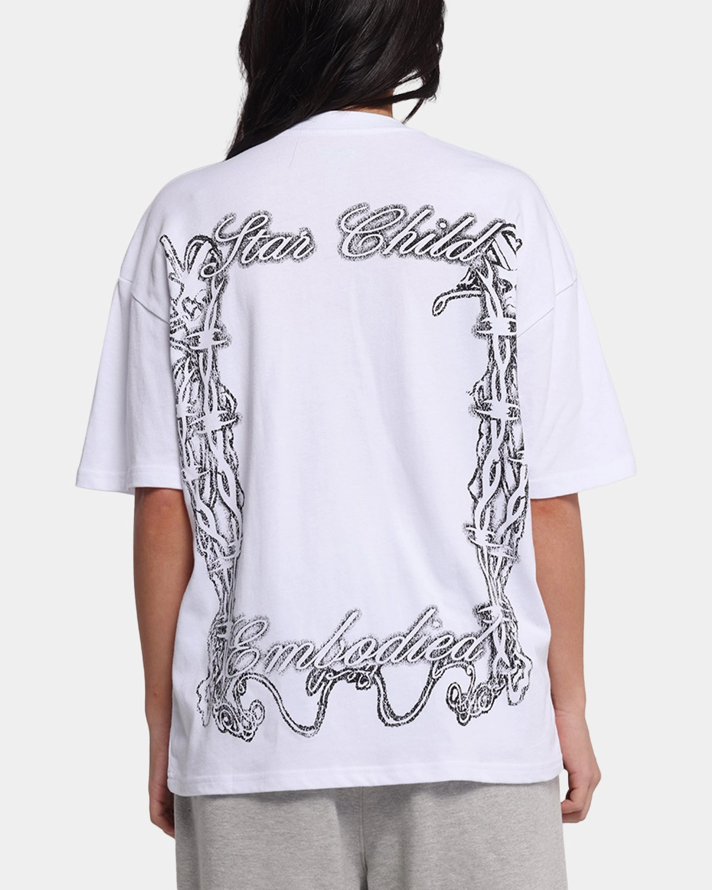 Loiter Earth Angel T-Shirt White FlexibleLayeredConstruction QuickReleaseFastenings