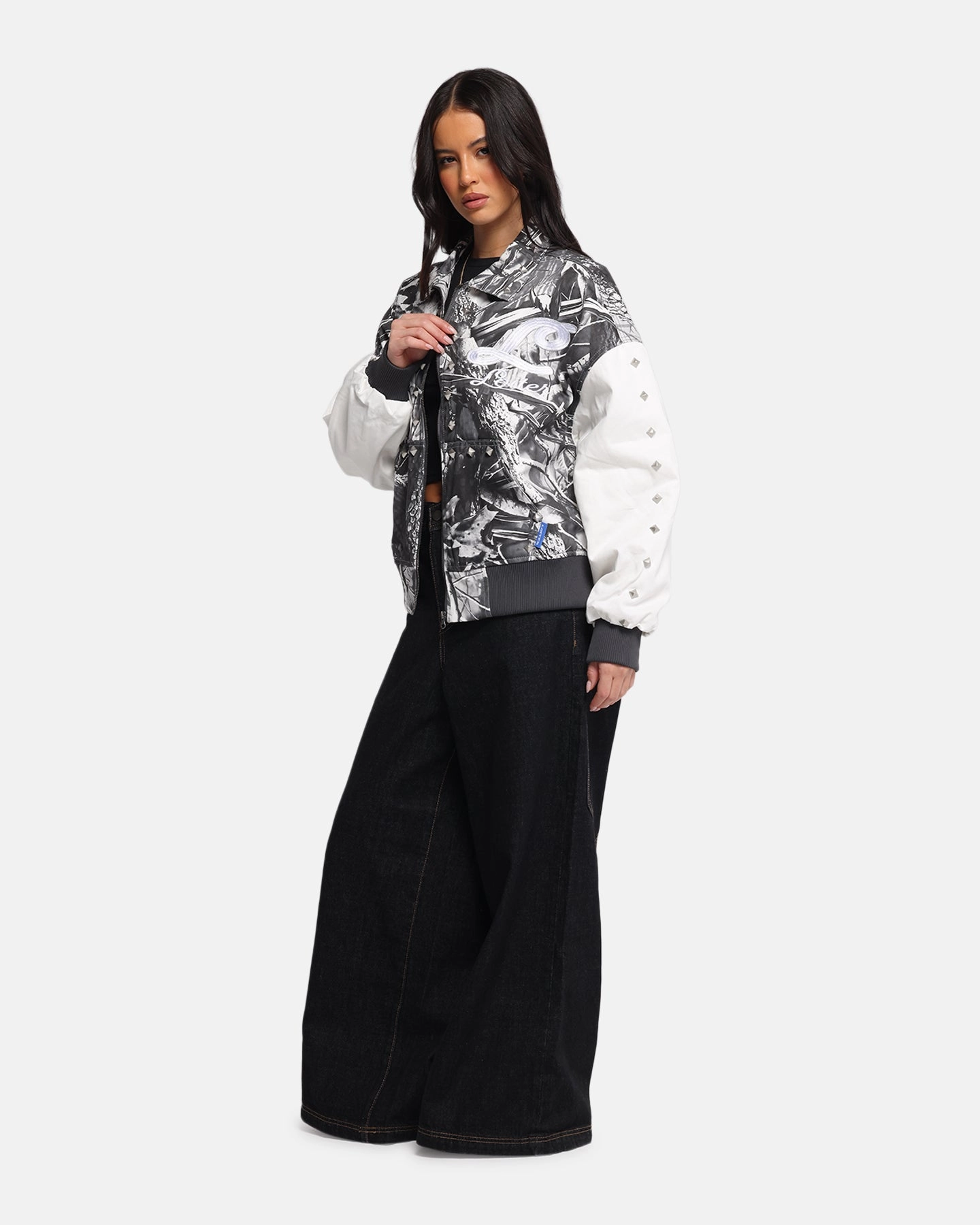 UVProtection Lightweight Blouse Loiter Frontier Varsity Jacket Real Tree Camo