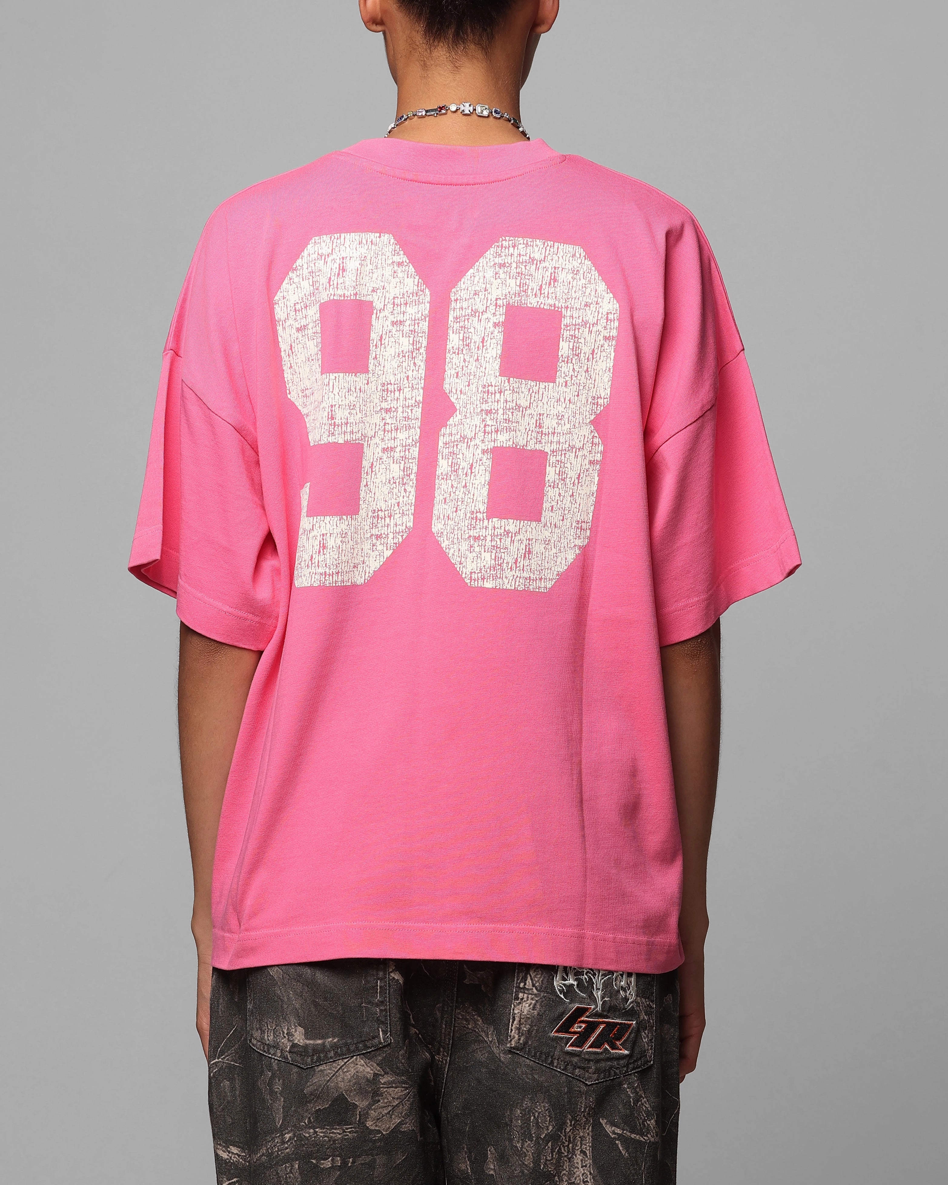 Loiter Human Box T-Shirt Pink LowProfileZipperSystem