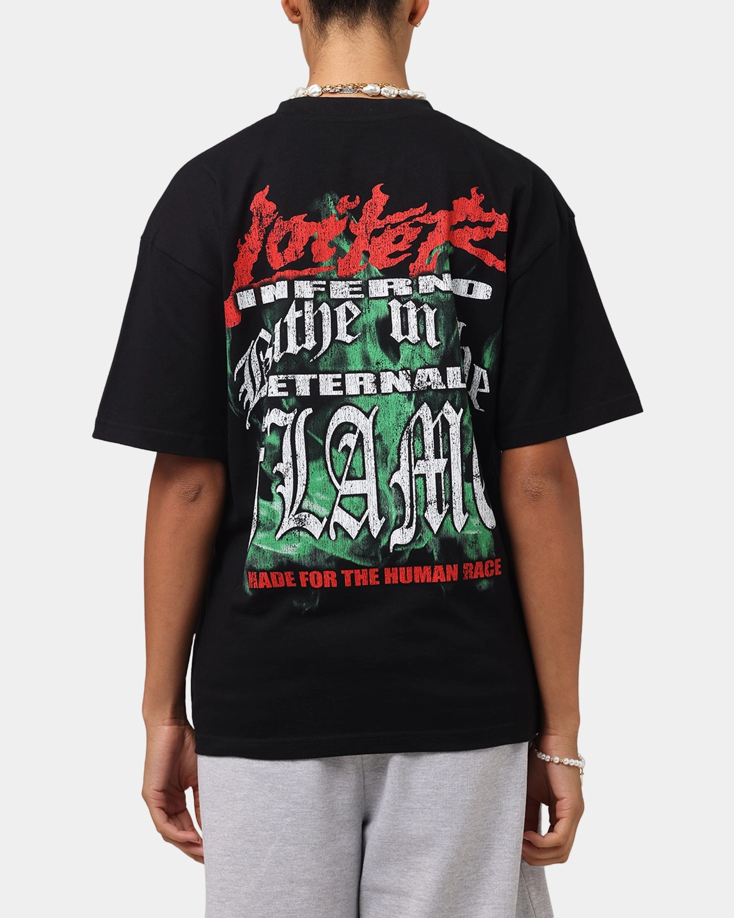 Loiter Inferno Drop T-Shirt Black All Day Comfort