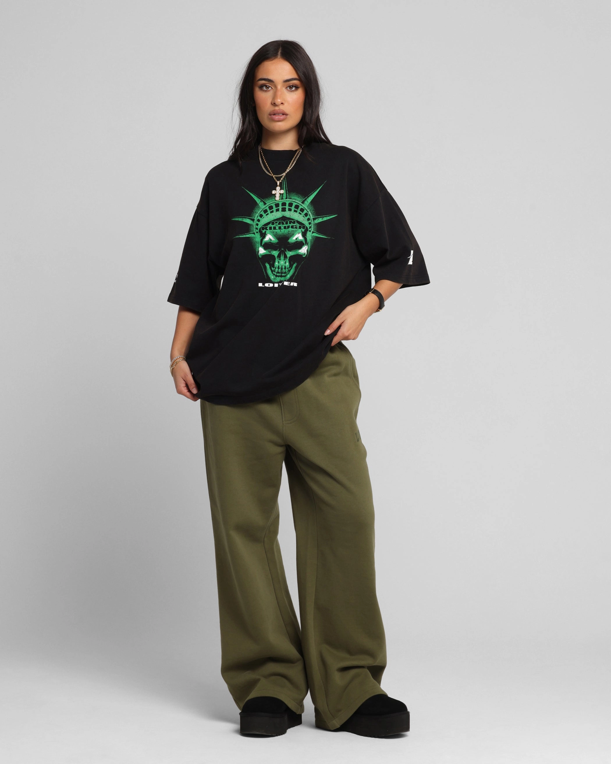 Loiter Liberty Vintage T-Shirt Vintage Black NonSlip Grip Tape