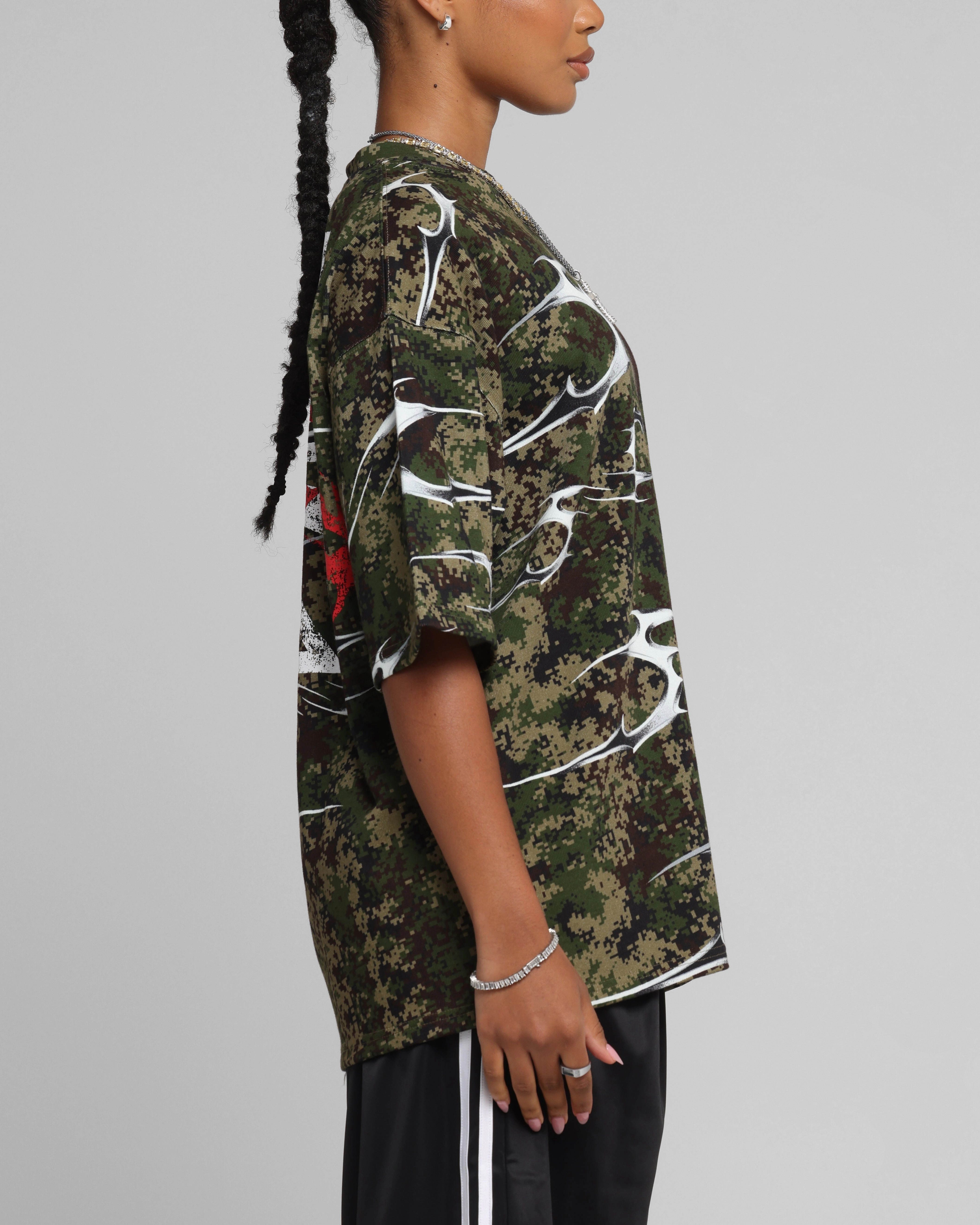 Loiter Malitia T-Shirt Camo NonScratchyLining