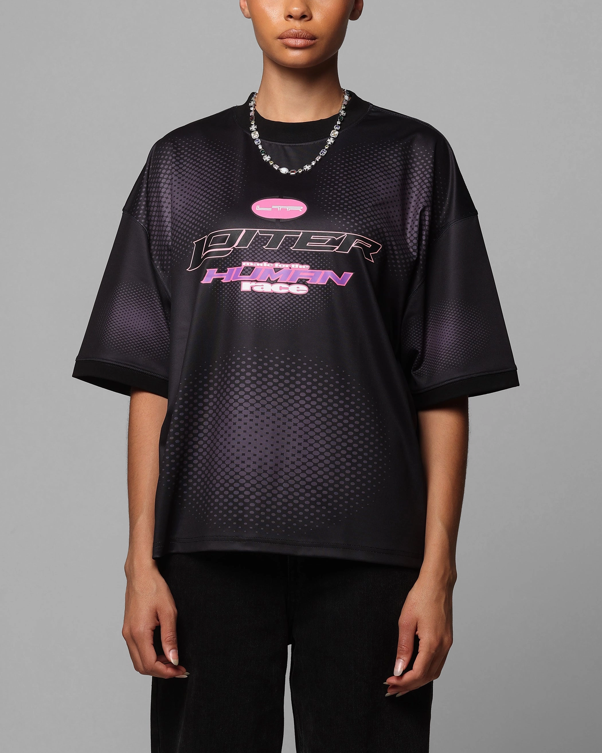 Loiter Motorway Sport T-Shirt Black EthicallySourced