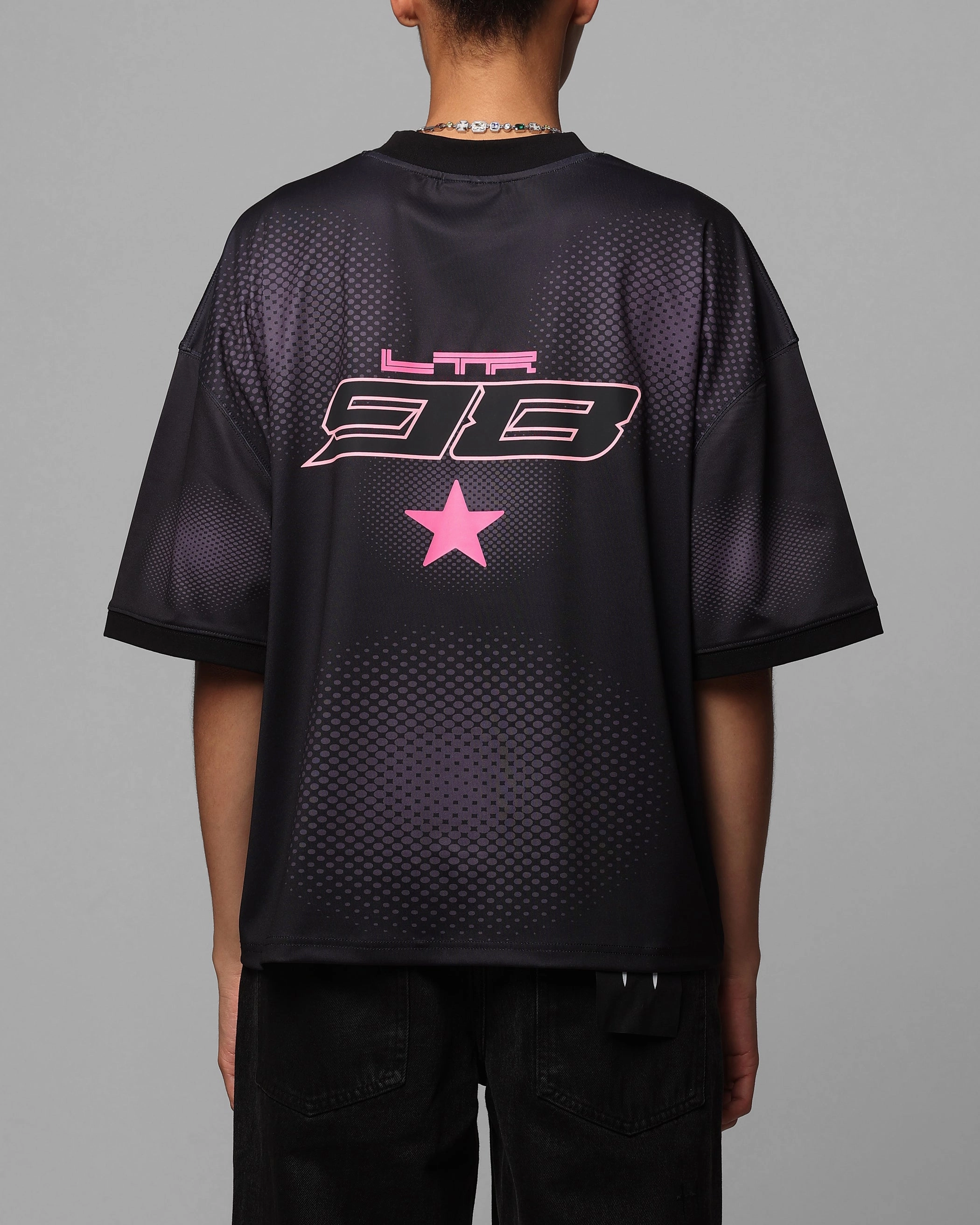 Tailored Silhouette Loiter Motorway Sport T-Shirt Black