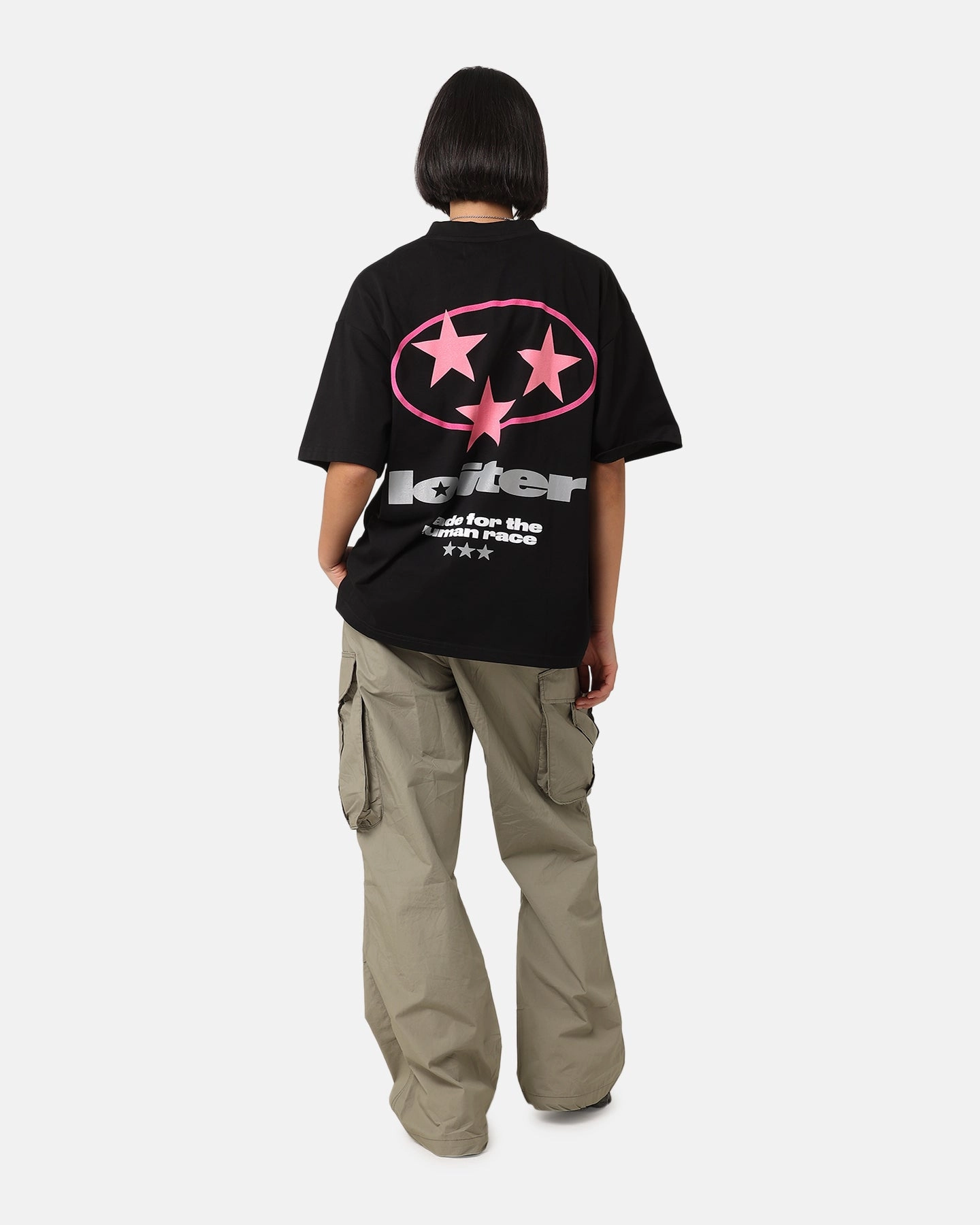 Loiter Star Child T-Shirt Black AbrasionResistantEdging