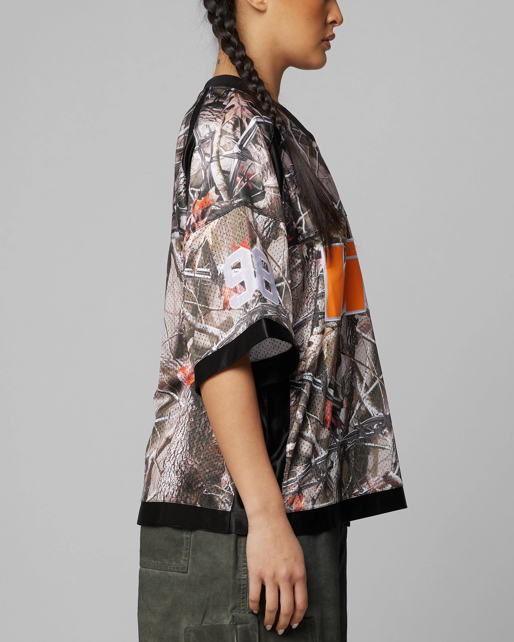 Loiter Training Jersey Camo ButtonDownCollar FoldableFeature