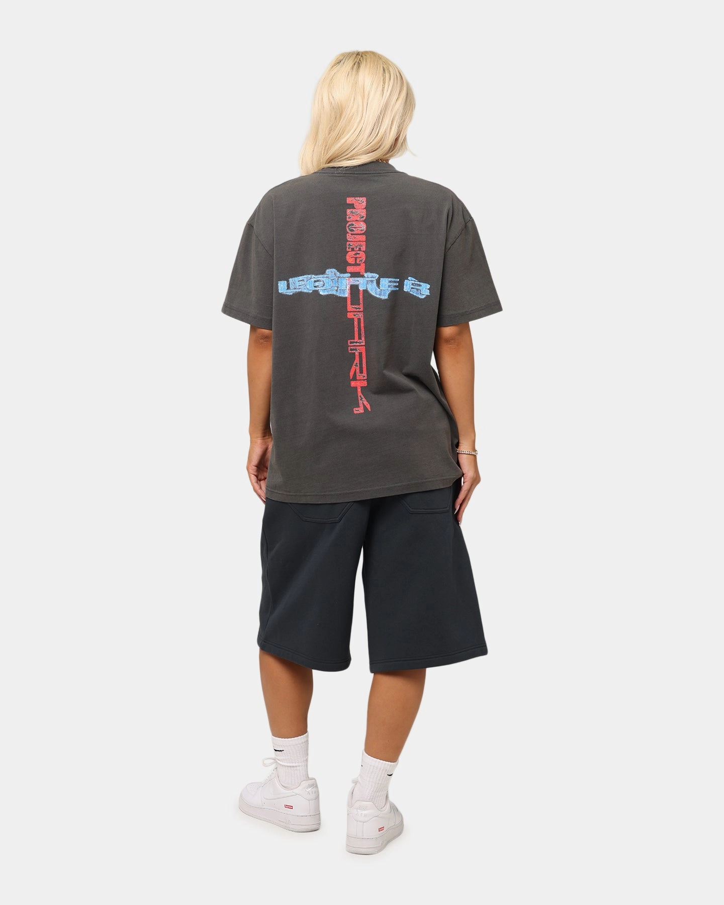 Loiter Void Vintage T-Shirt Black Wash Minimalist Design