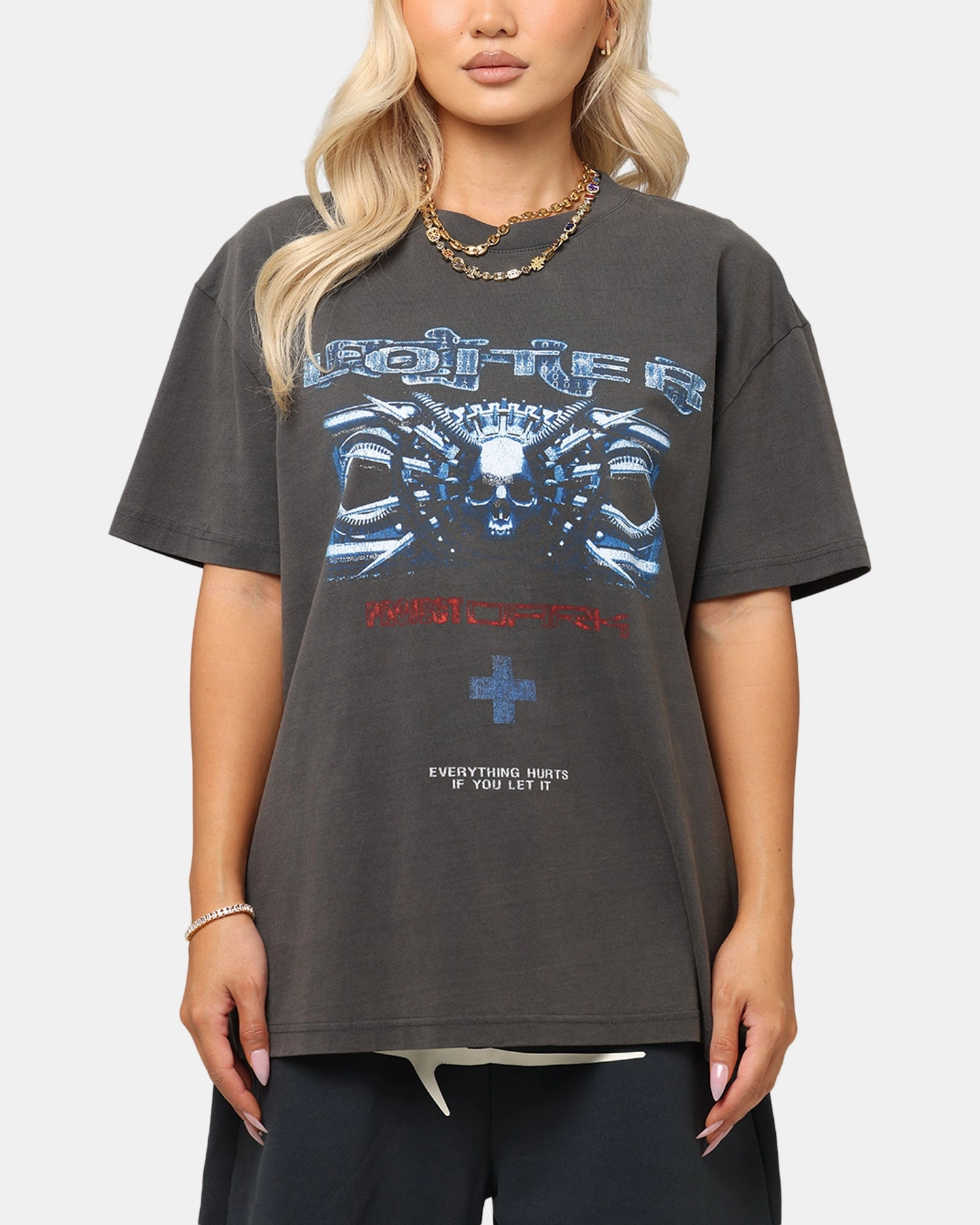 HiddenVentilationPockets Loiter Void Vintage T-Shirt Black Wash