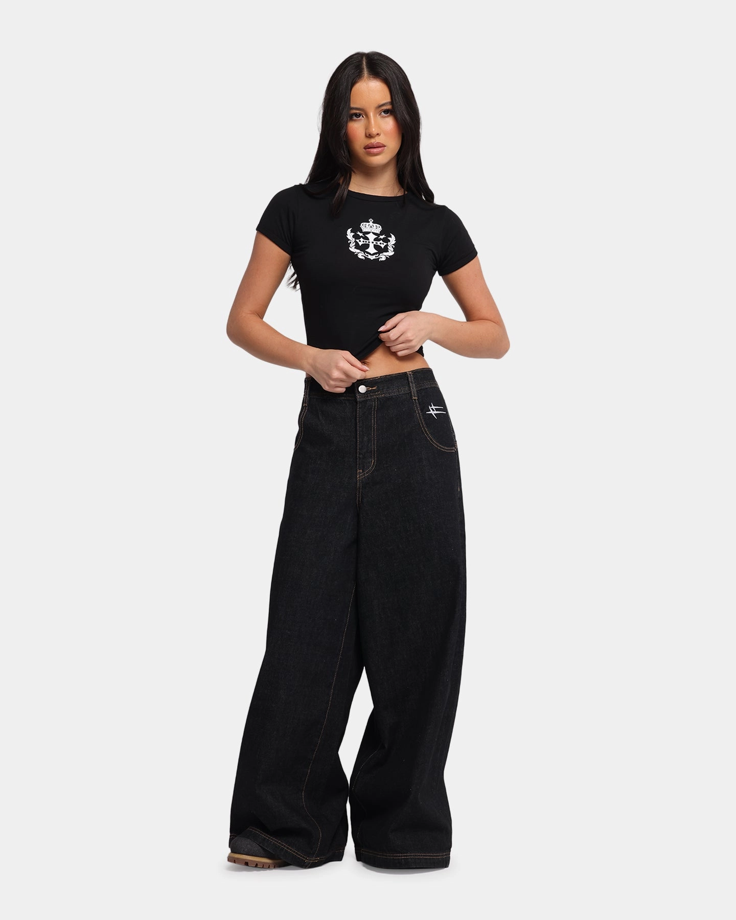 Loiter Women's Purity Baby T-Shirt Black Eco friendly materials