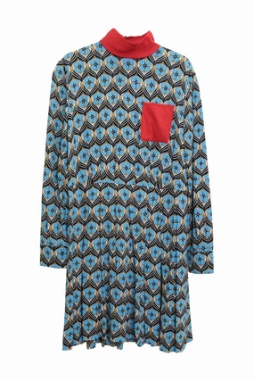 [WW21811] Miu Miu | Mini Dress Fitted waist Chic and Cozy Wear