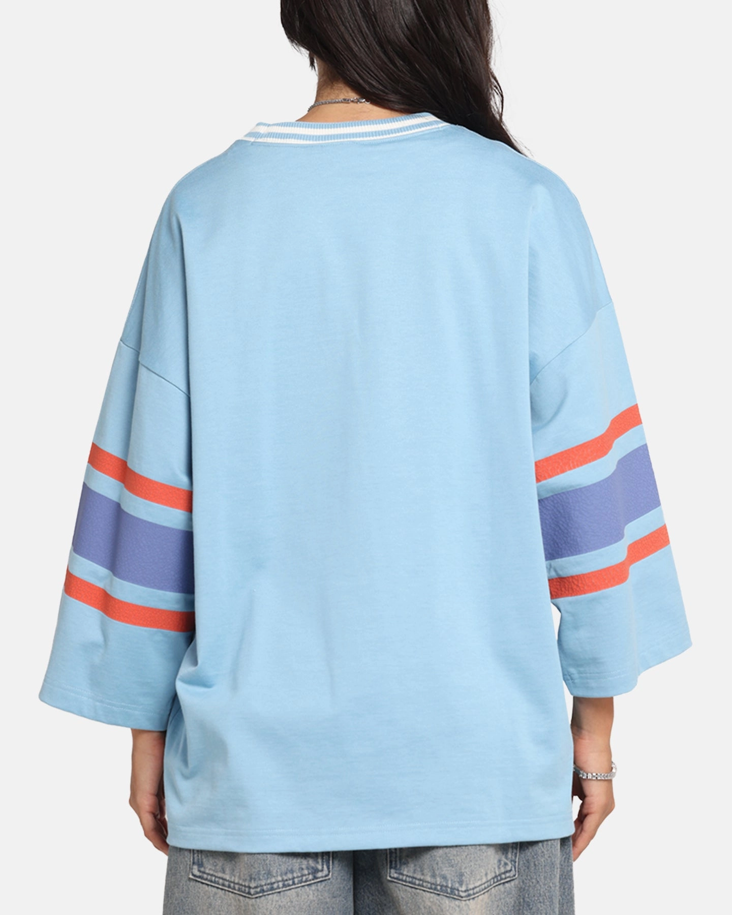 Champion 60's Football T-Shirt Pale Blue SleevelessOption MoistureWickingMaterial