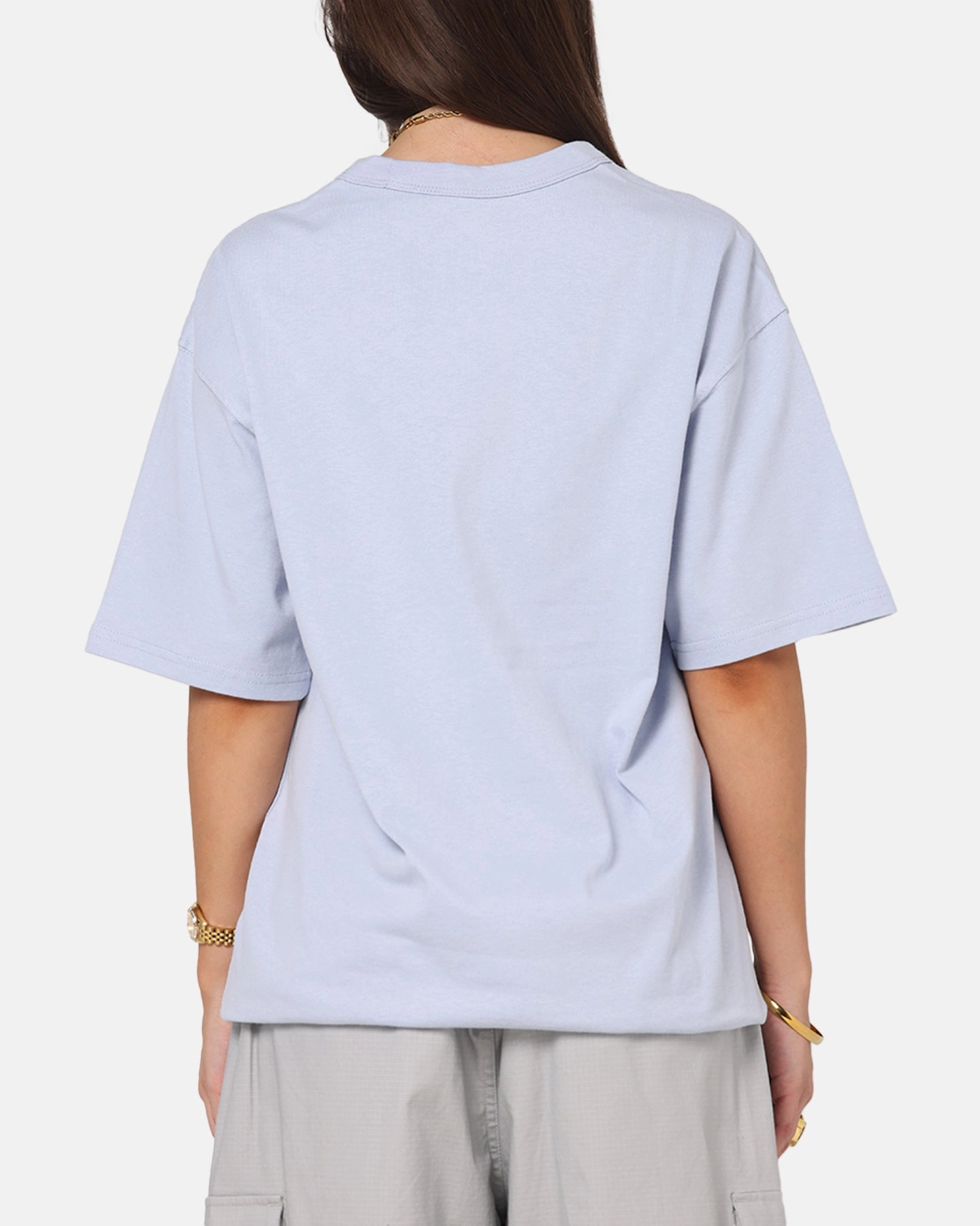 Nike Sportswear Premium Essentials T-Shirt Ghost Recycled Polyester Material CrossBackDesign