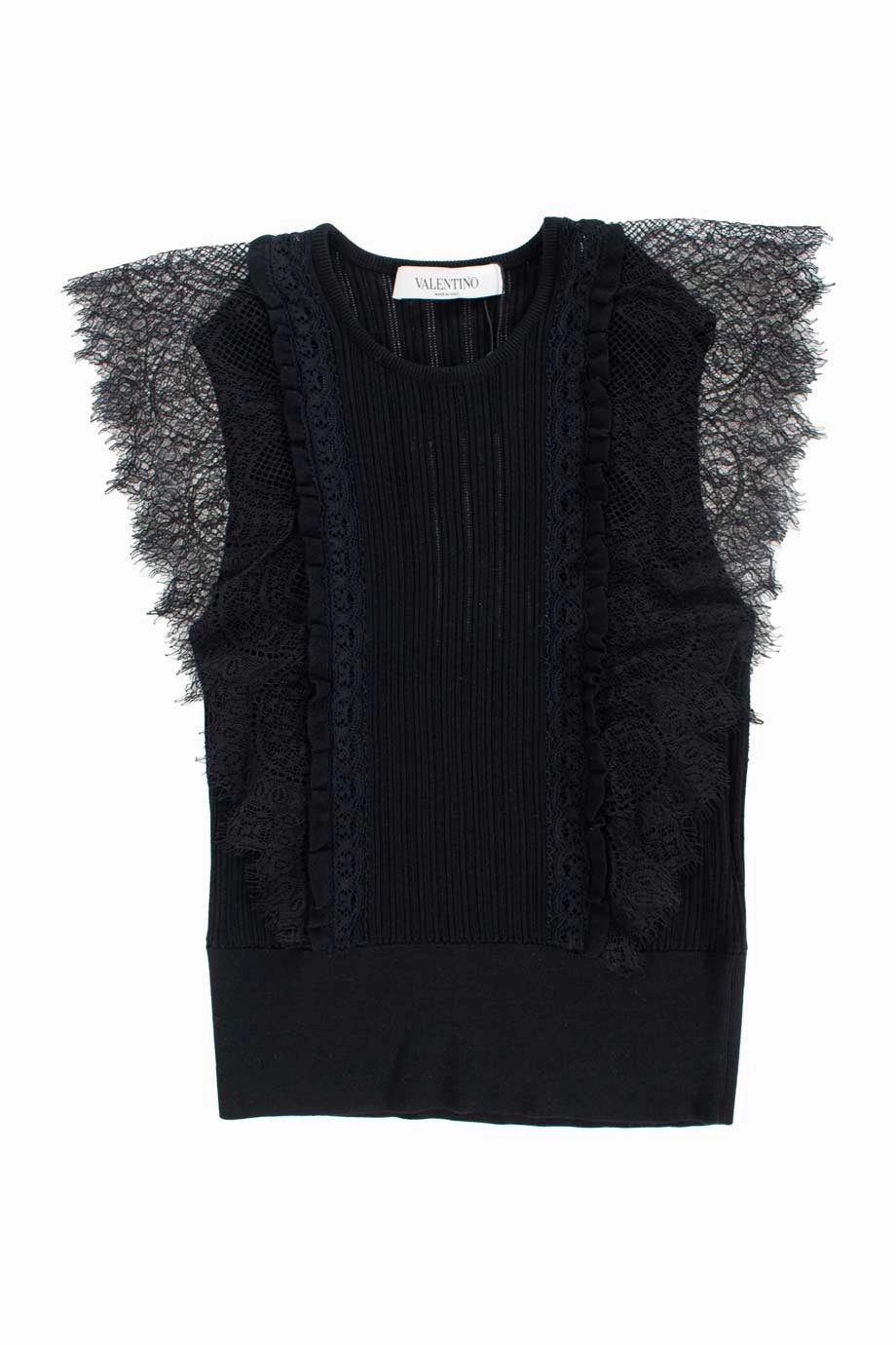 [WW18317] Valentino Garavani | Knitwear Contrast Trim Accent