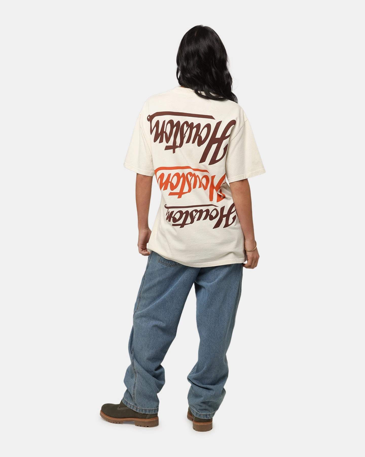 Majestic Athletic Houston Astros Patchwork T-Shirt Ecru AntiPill Finish