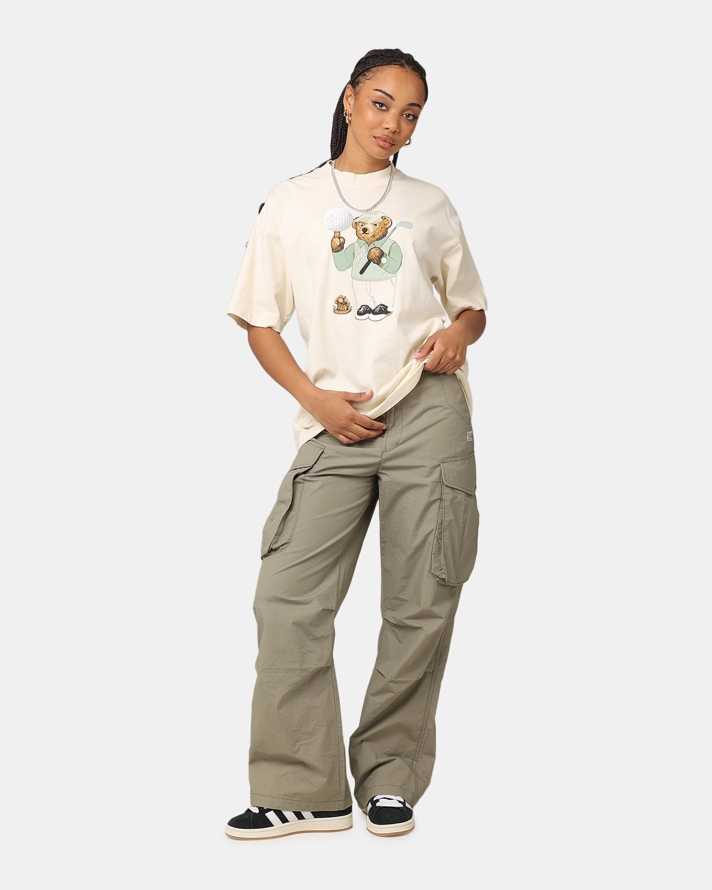 Market Par 5 Bear T-Shirt Ecru DurableReinforcement