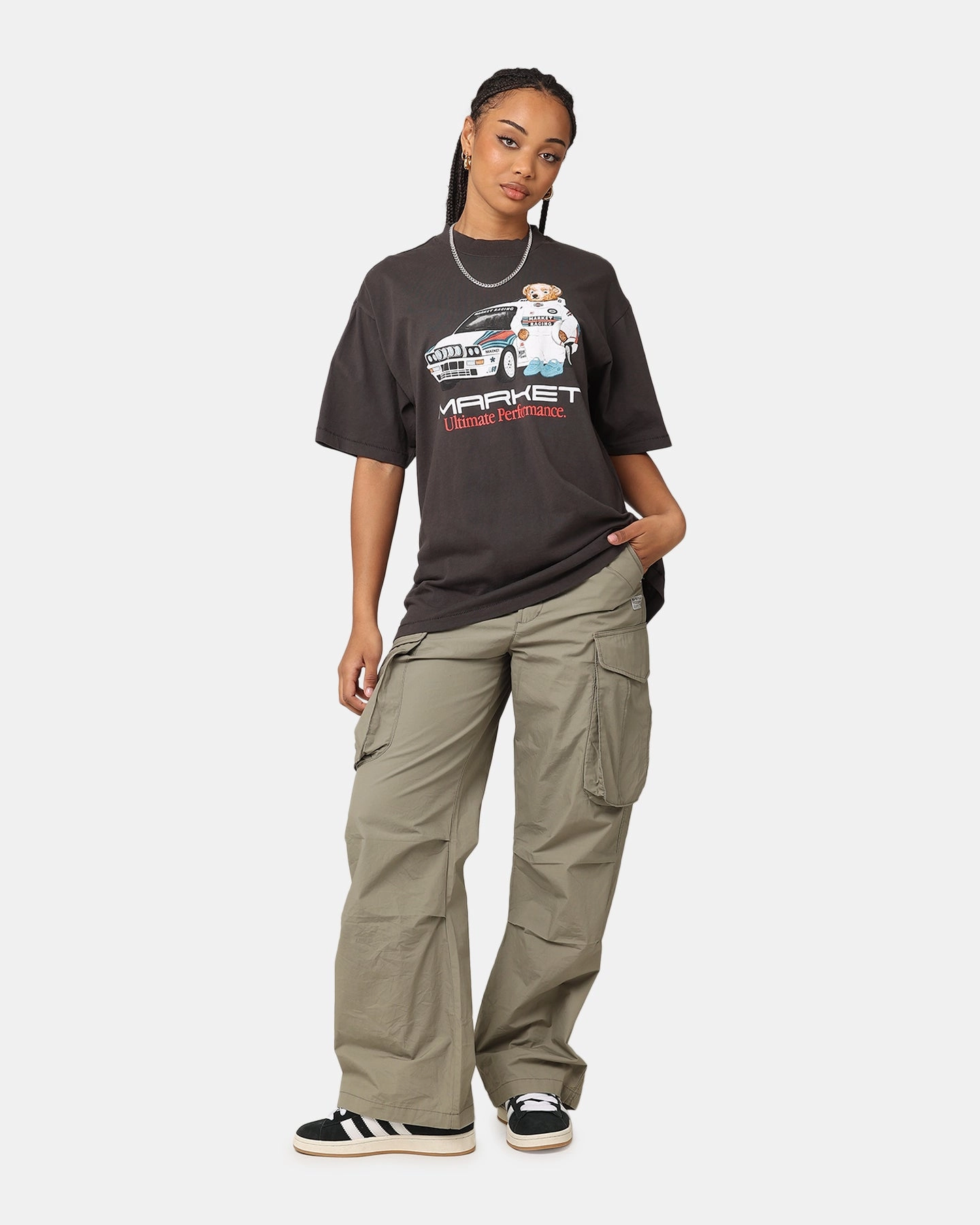 Market Ultimate Rally T-Shirt Washed Black SnagResistant Fabric QuickPackFoldableDesign