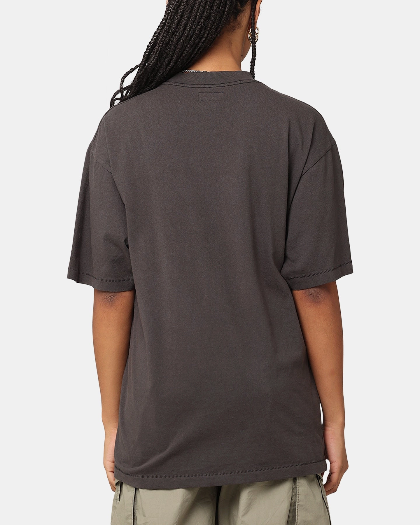 Market Ultimate Rally T-Shirt Washed Black Bonded Seam Construction RawEdgedDesign