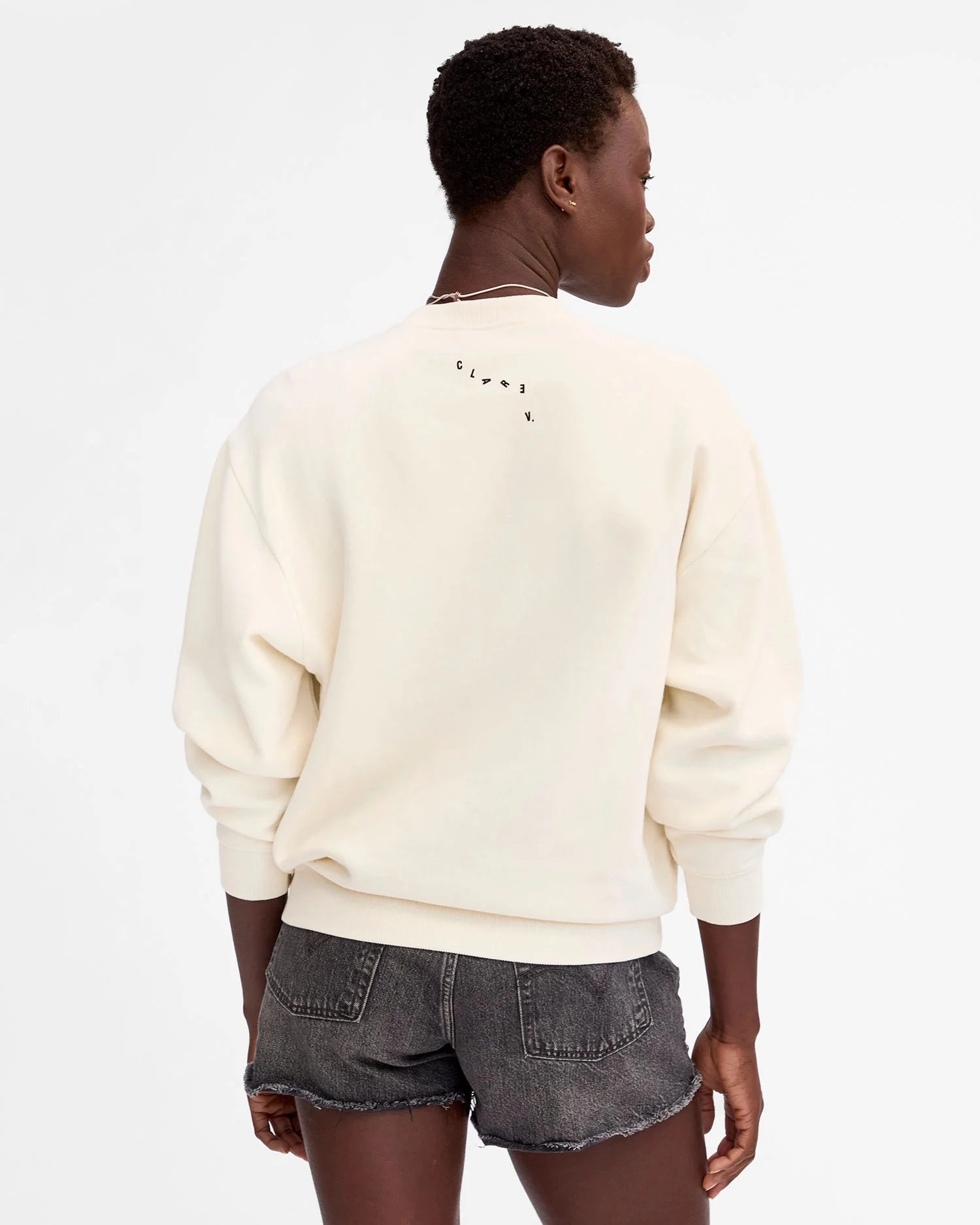 Oversized Sweatshirt Garment Washed Finish