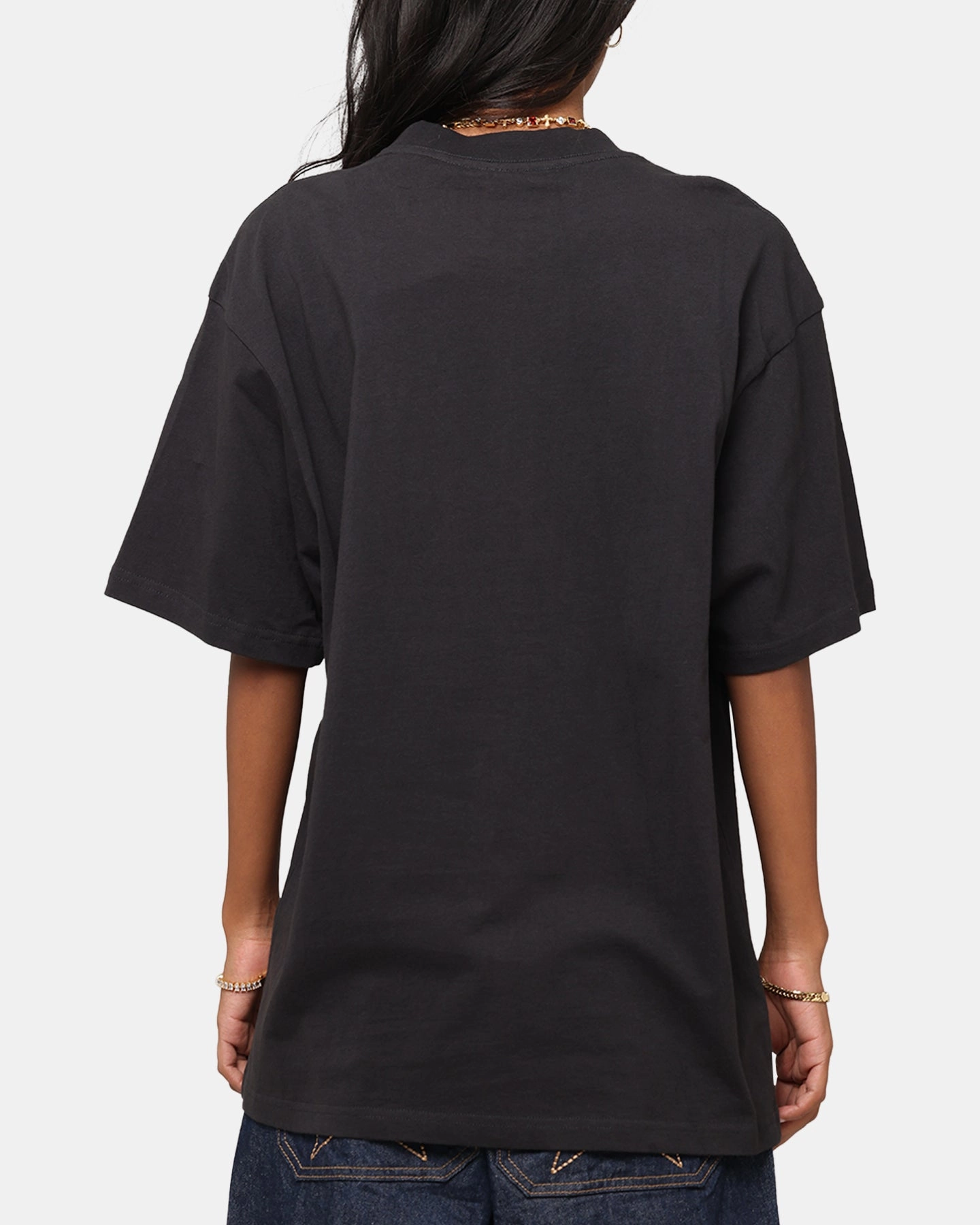 Mitchell & Ness Chicago Bulls Pinnacle T-Shirt Faded Black BondedHemline RecycledPolyesterBlend