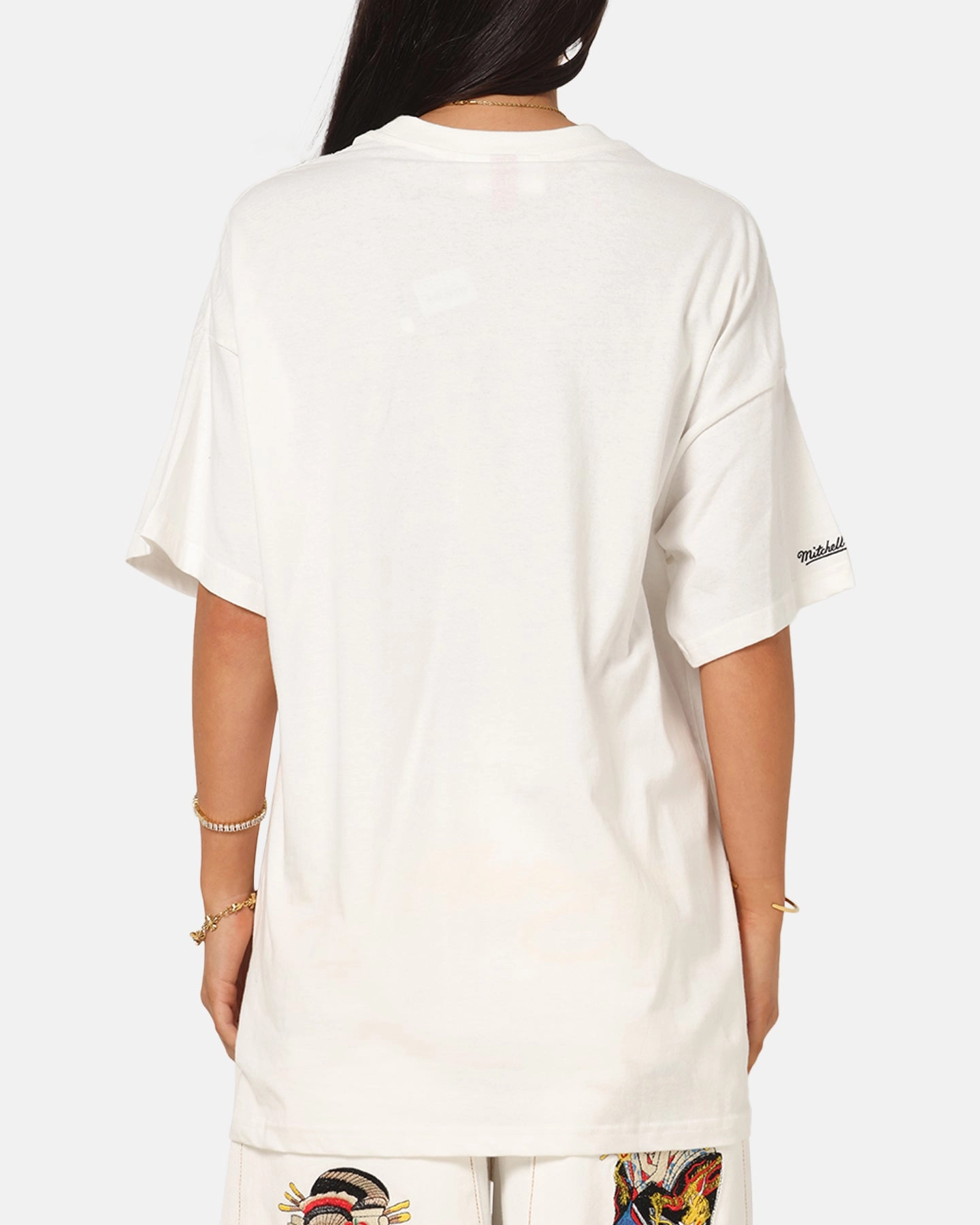 Mitchell & Ness Toronto Raptors Vince Carter Big Head T-Shirt Vintage White NonScratchyLining Reflective accents