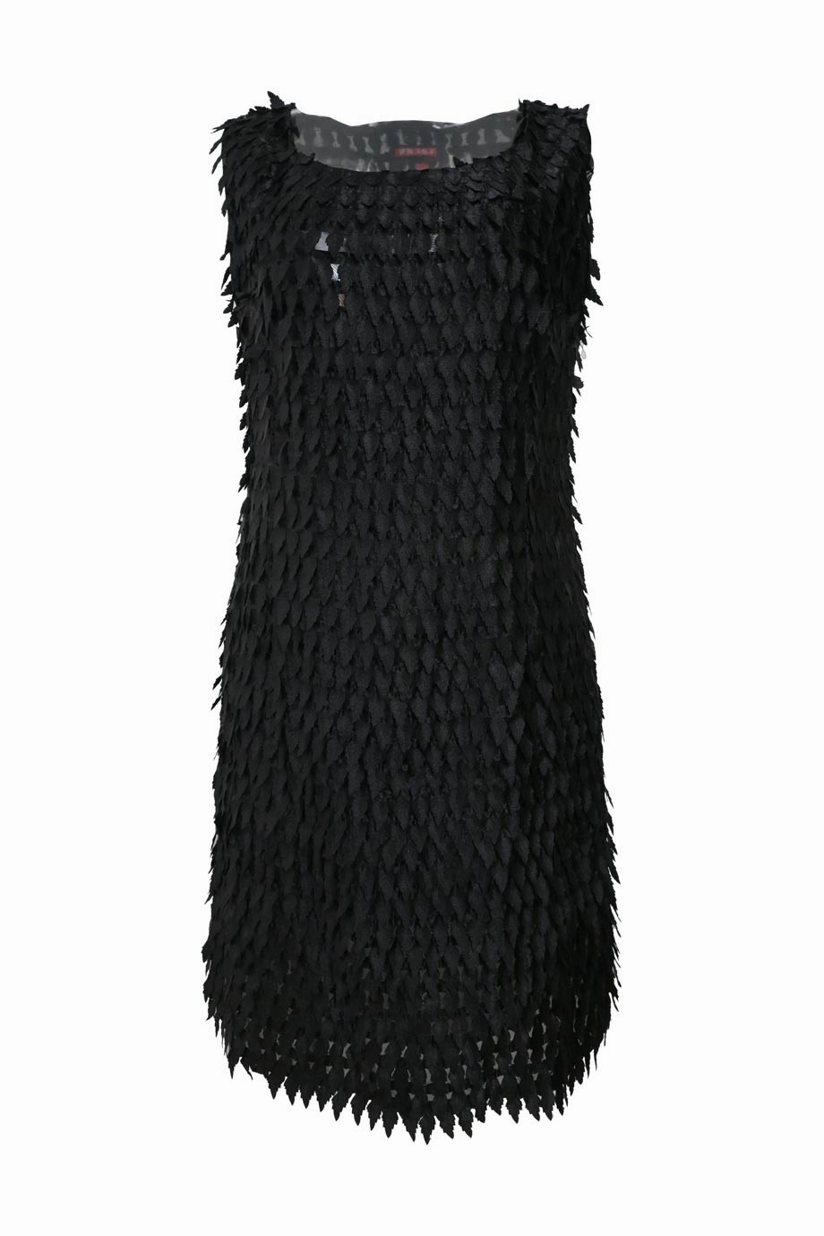 [WW40506] Prada | Knee Length Dress Playful-Detail Versatile and Comfortable