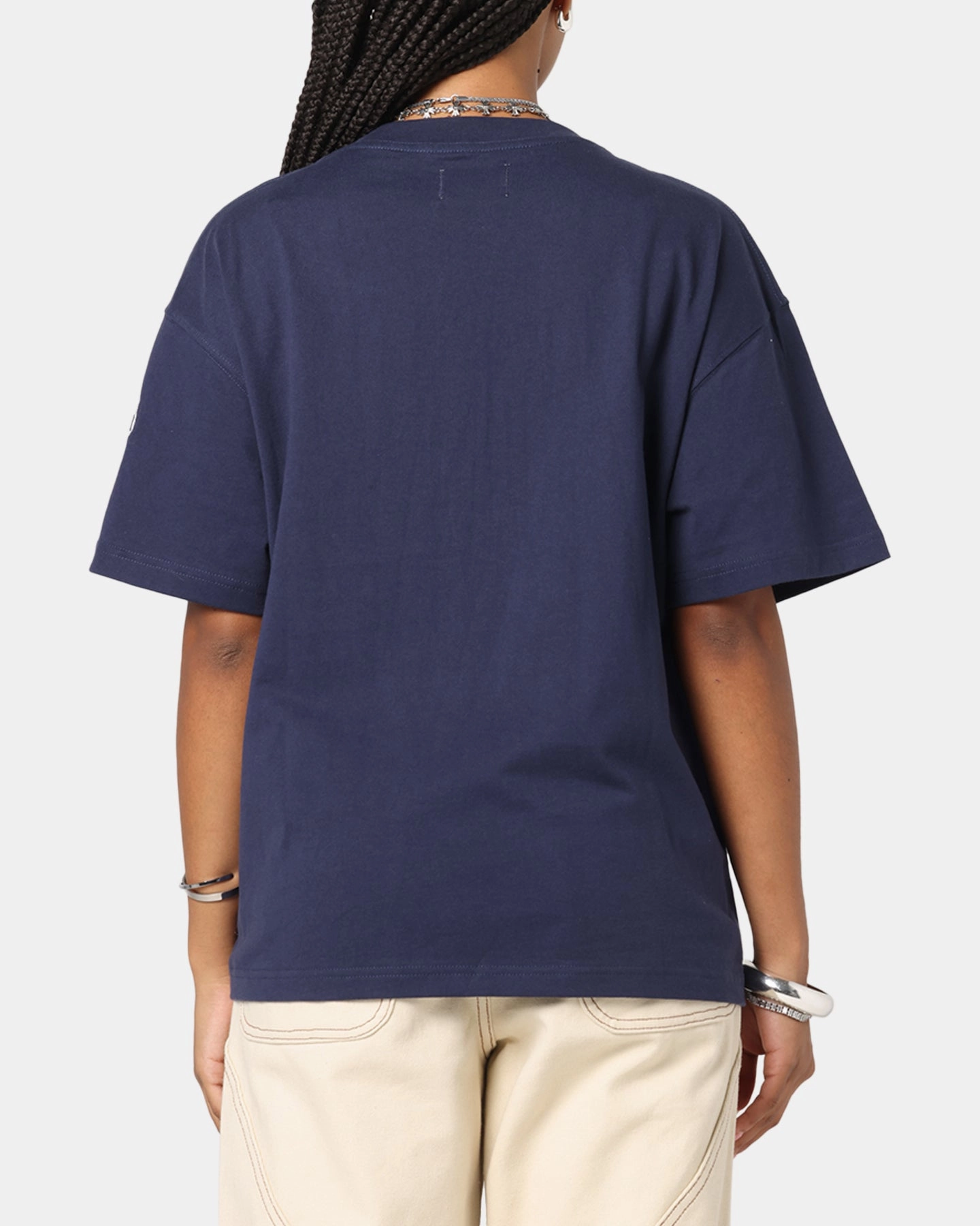 Everyday Comfort Compression Fit Engineering Honor The Gift Auto Club Boxy T-Shirt Navy