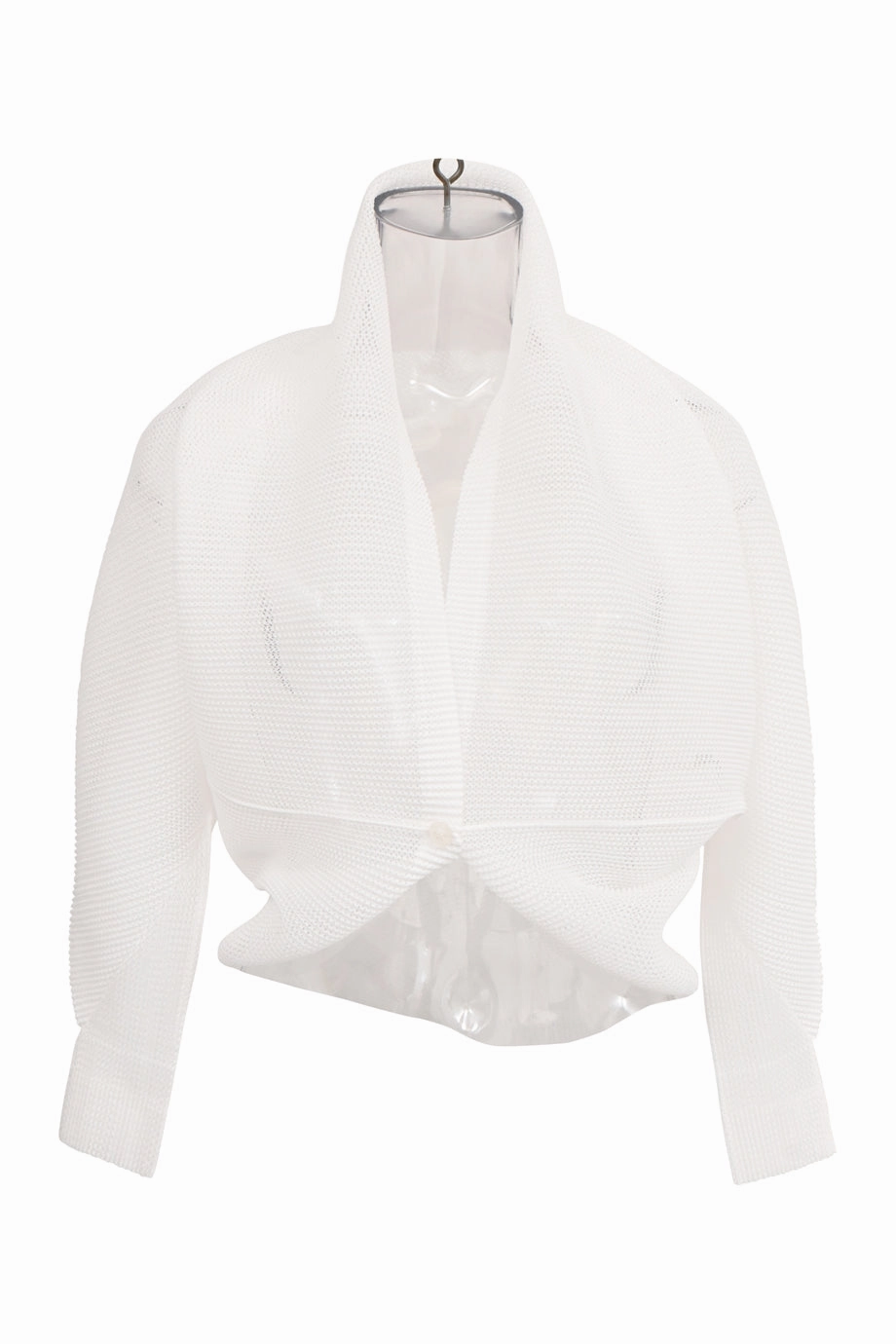 [WW51502] Pleats Please Issey Miyake | Cardigan Button Down Collar