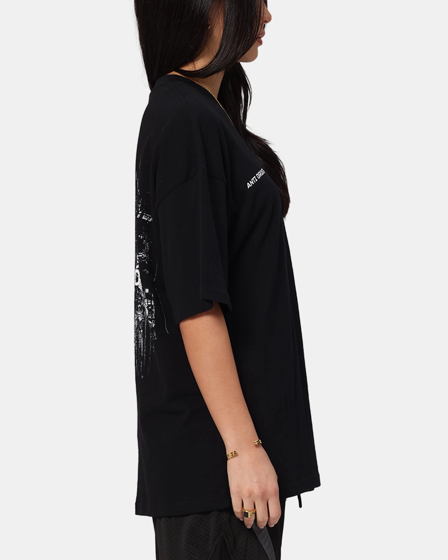 The Anti Order Neo Deop Drop Shoulder T-Shirt Black OdorResistant Treatment