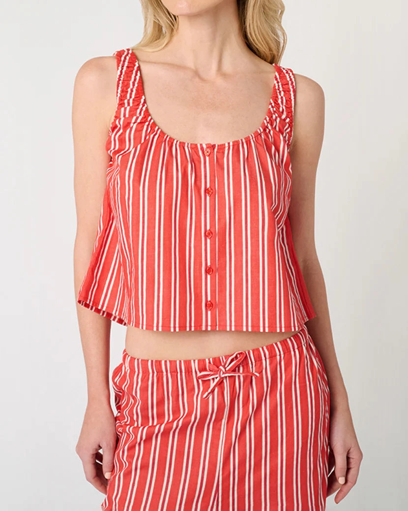 NoiseReduciting Zipper Scoop Neck Cami Top