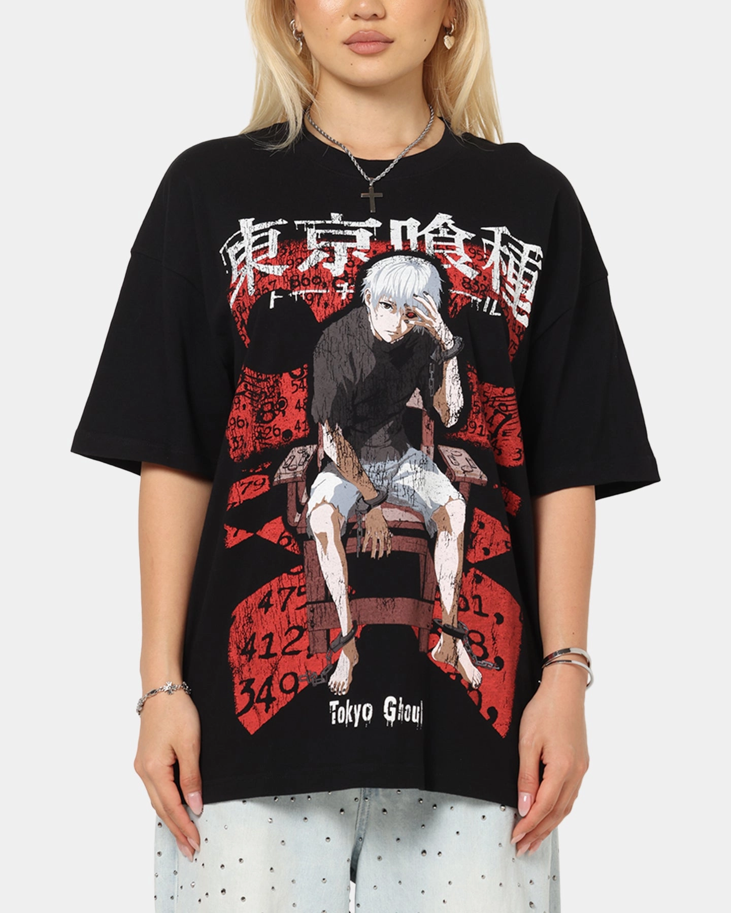ContouredPanels 73 Studio X Tokyo Ghoul 1000 Minus 7 T-Shirt Black