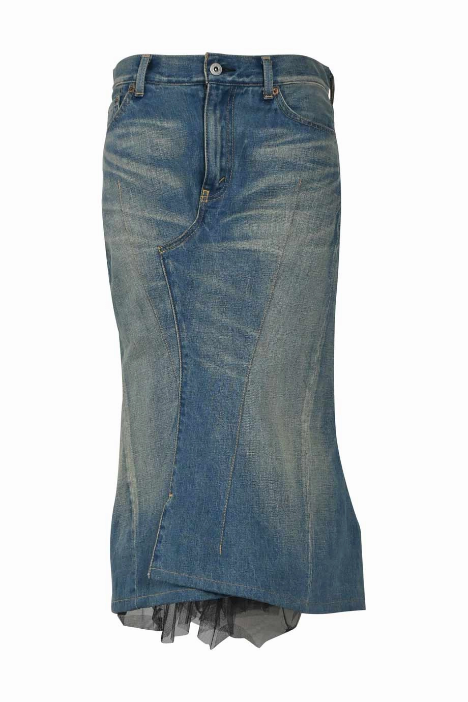 Luxury Feel natural fiber [WW38587] Junya Watanabe for Comme Des Gar?ons | Midi Skirt