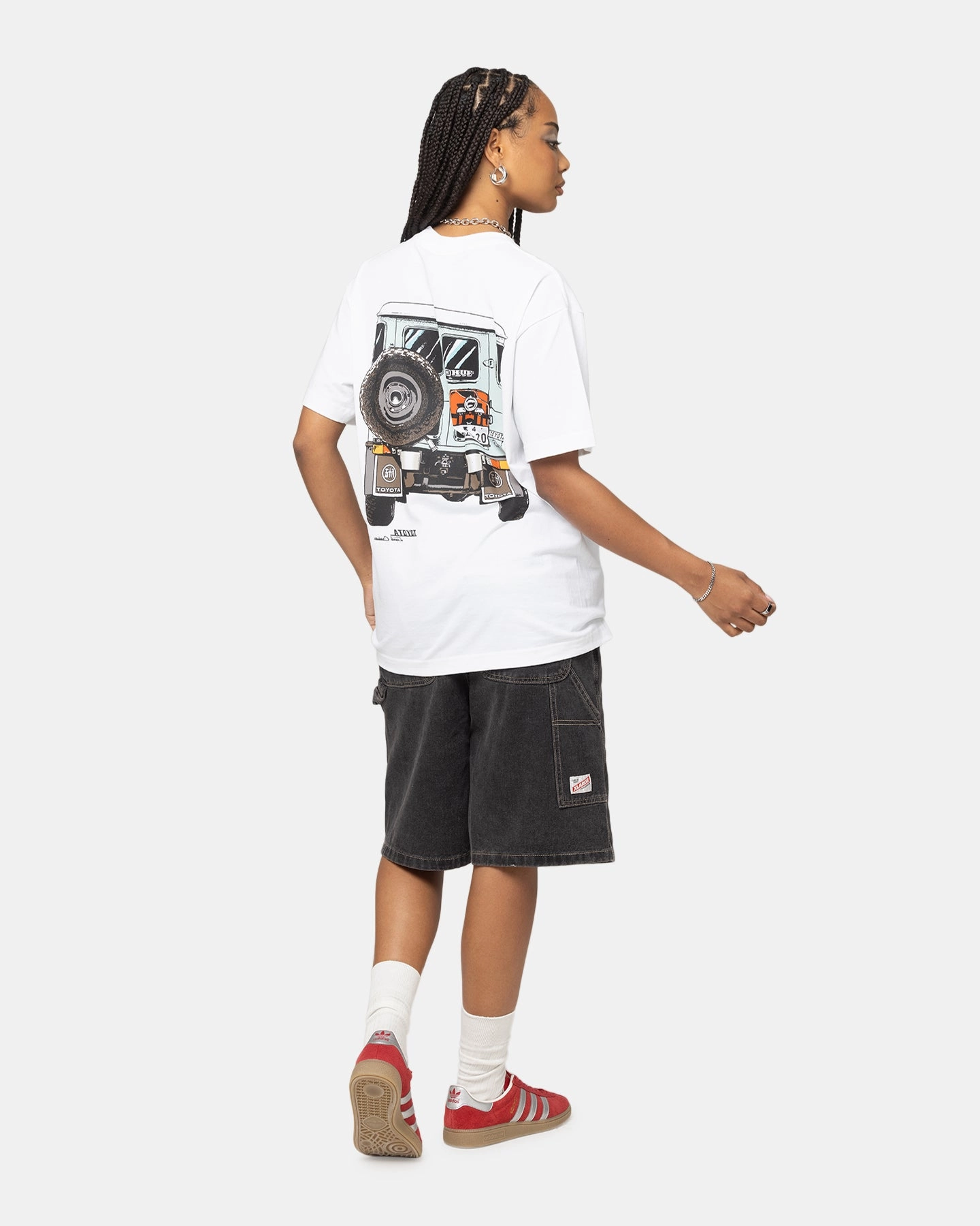 Huf X Toyota Sixties T-Shirt White Anti Pilling Technology Soft touch finish