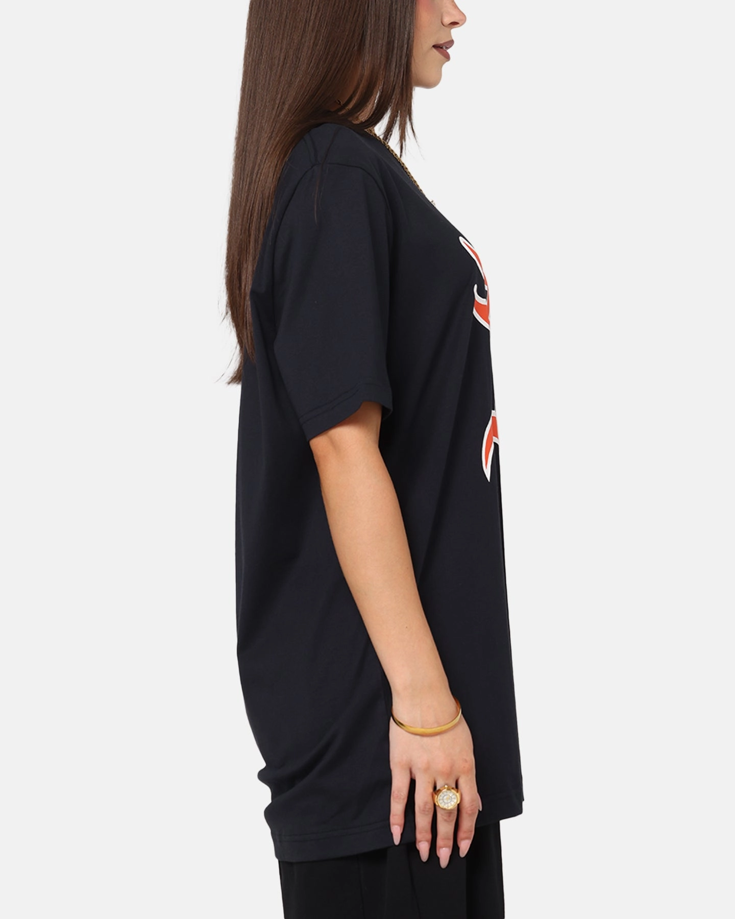 Versatile Base Layer Winter Fashion New Era Detroit Tigers 'Hyperfly Katakana x MLB' T-Shirt Navy