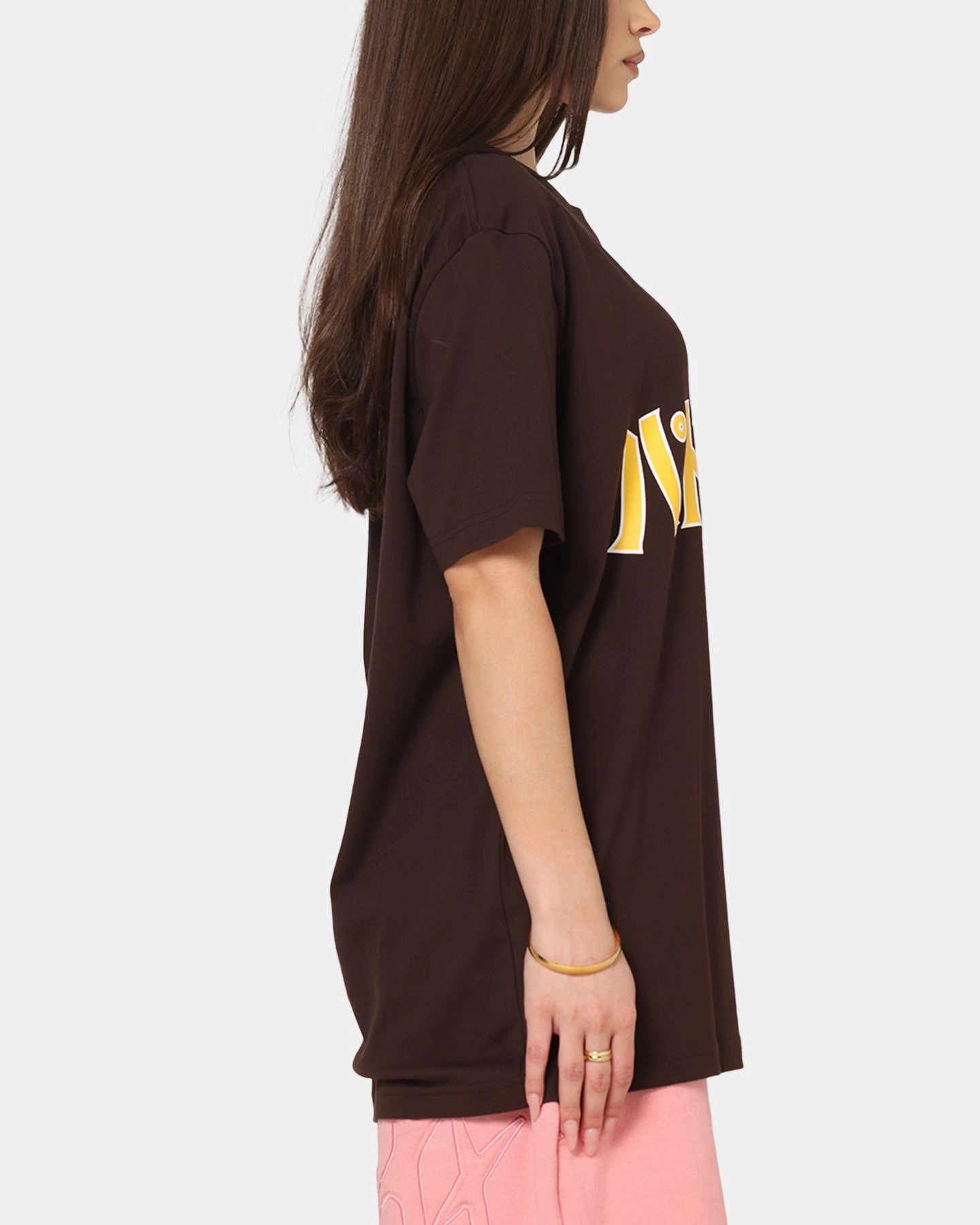 New Era San Diego Padres 'Hyperfly Katakana x MLB' T-Shirt Dark Brown Sporty Hoodie