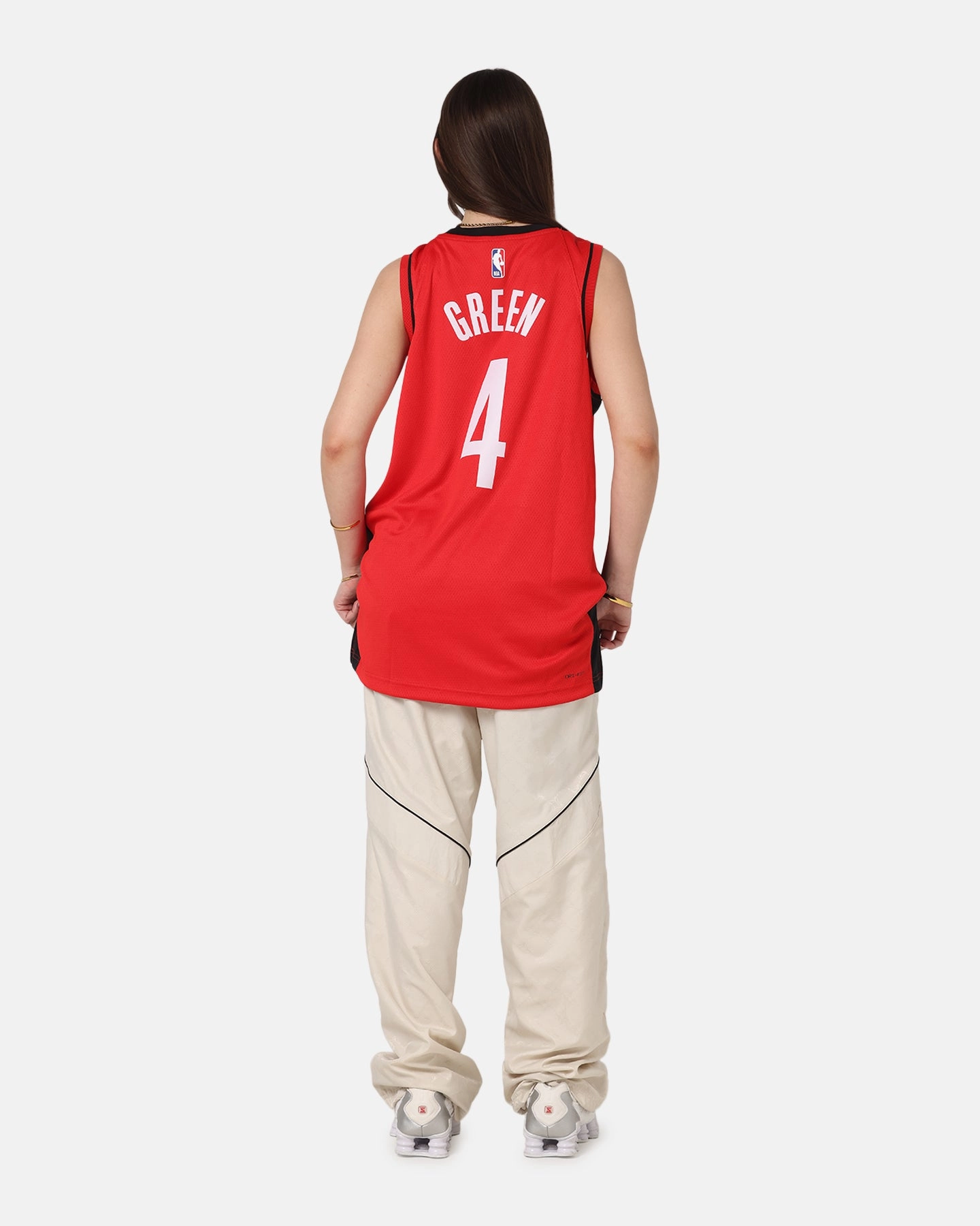 Temperature Control Technology Nike Jalen Green Houston Rockets #4 Icon Edition 2022/23 Nike Dri-Fit NBA Swingman Jersey University Red