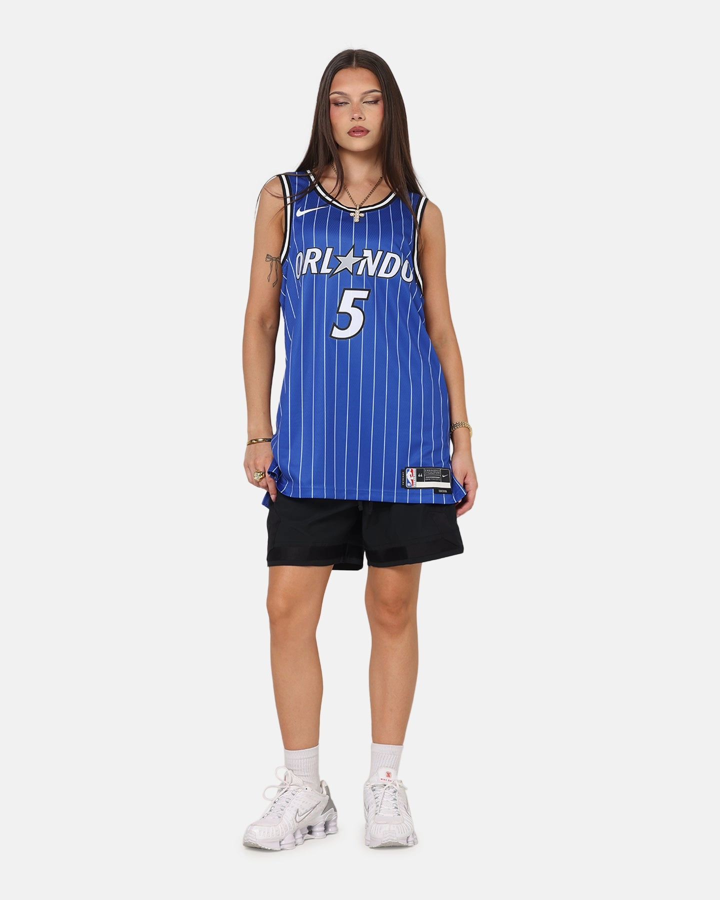 OdorResistantTreatment Buttery Soft Handfeel Nike Paolo Banchero Orlando Magic #5 Icon Edition 2025/26 Nike Dri-Fit NBA Swingman Jersey Game Royal