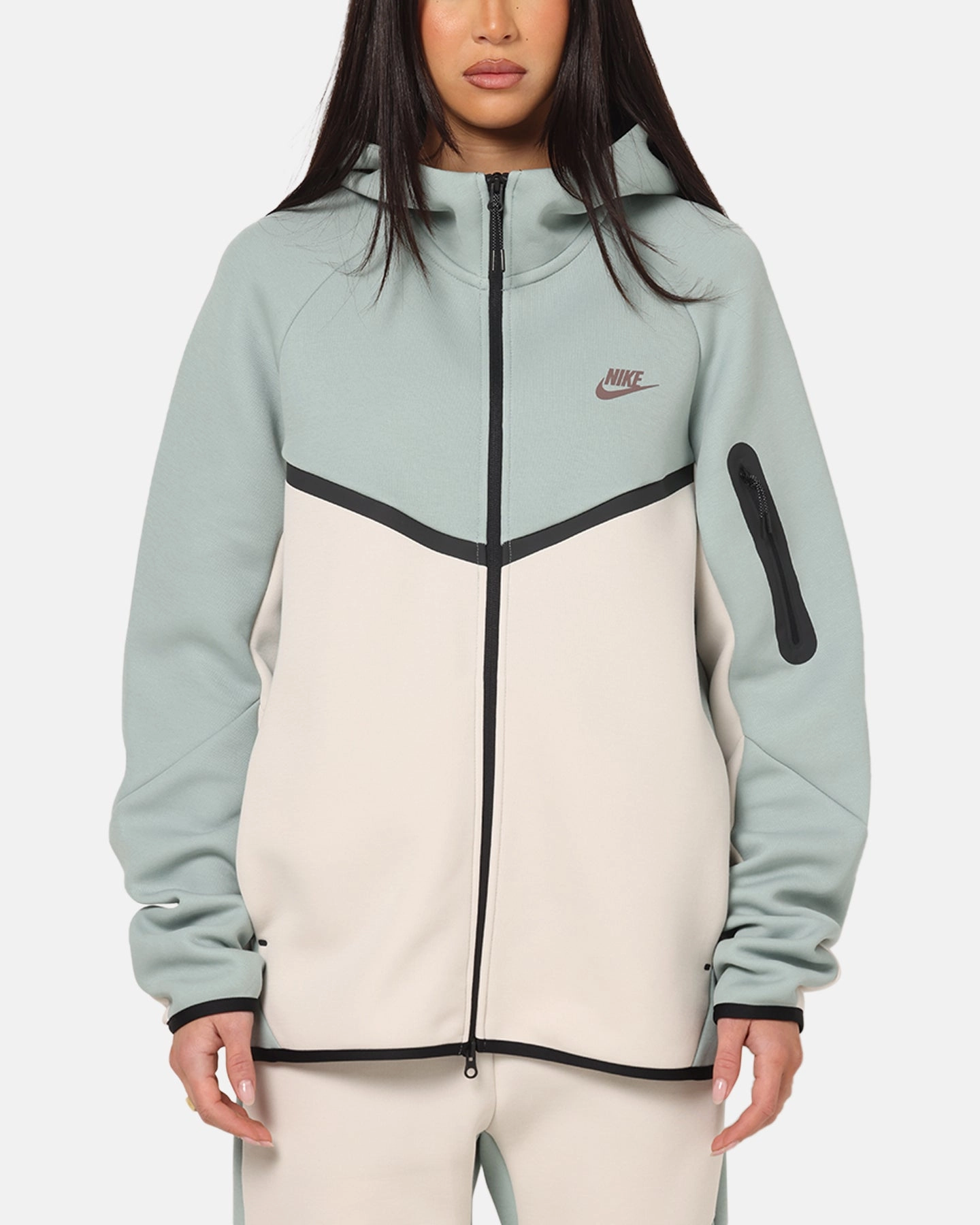 Nike Sportswear Tech Fleece Windrunner Jacket Dusty Sage Active Wear