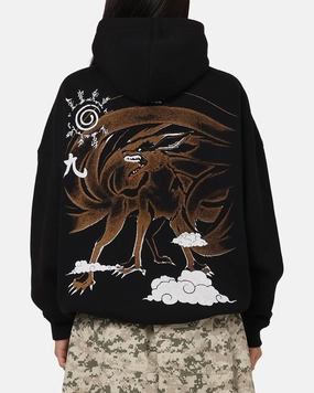 QuickDry Technology 73 Studio X Naruto Shippuden Kurama Premium Hoodie Black