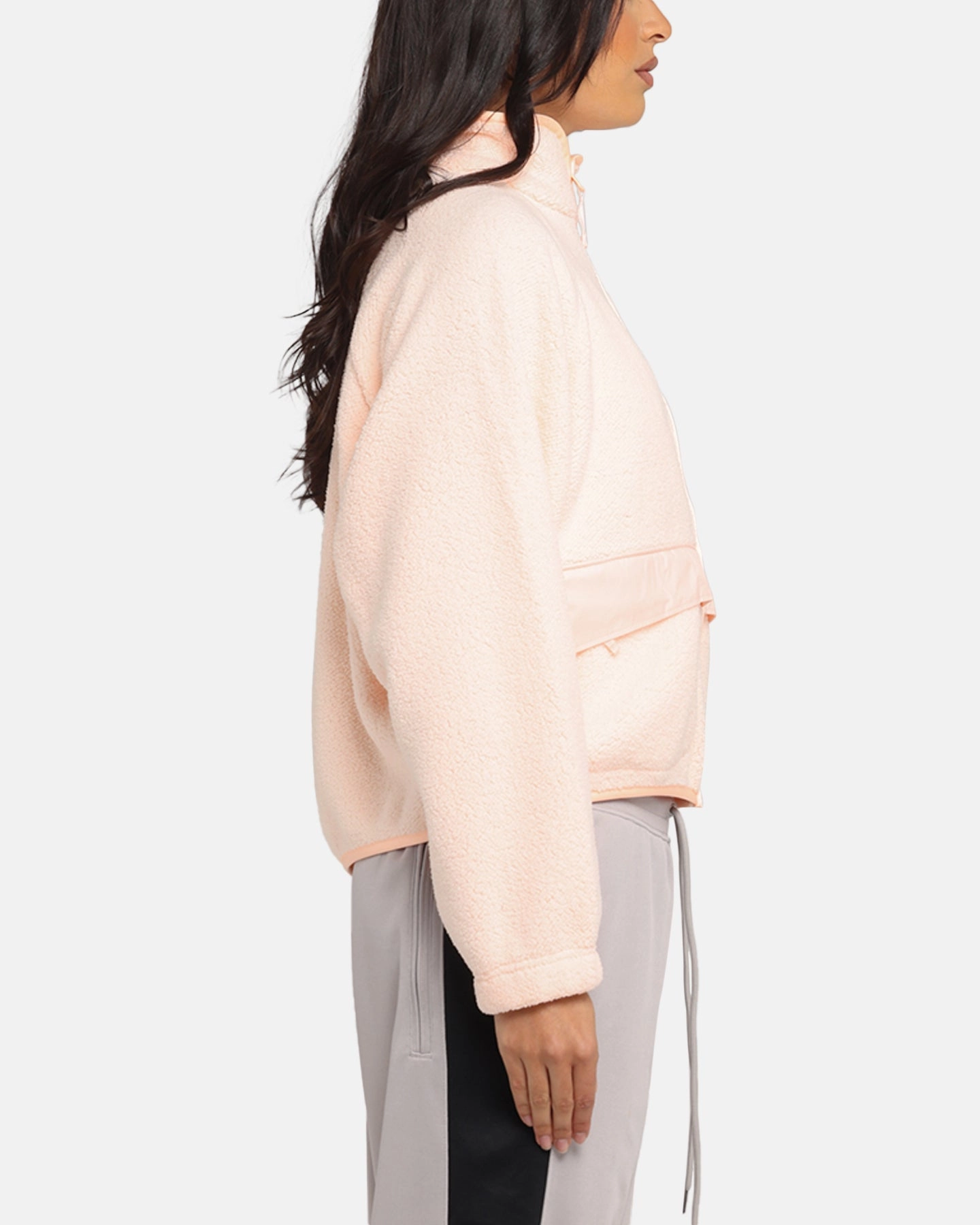 BondedSeamTechnology Nike Women's Sportswear Sherpa Jacket Crimson