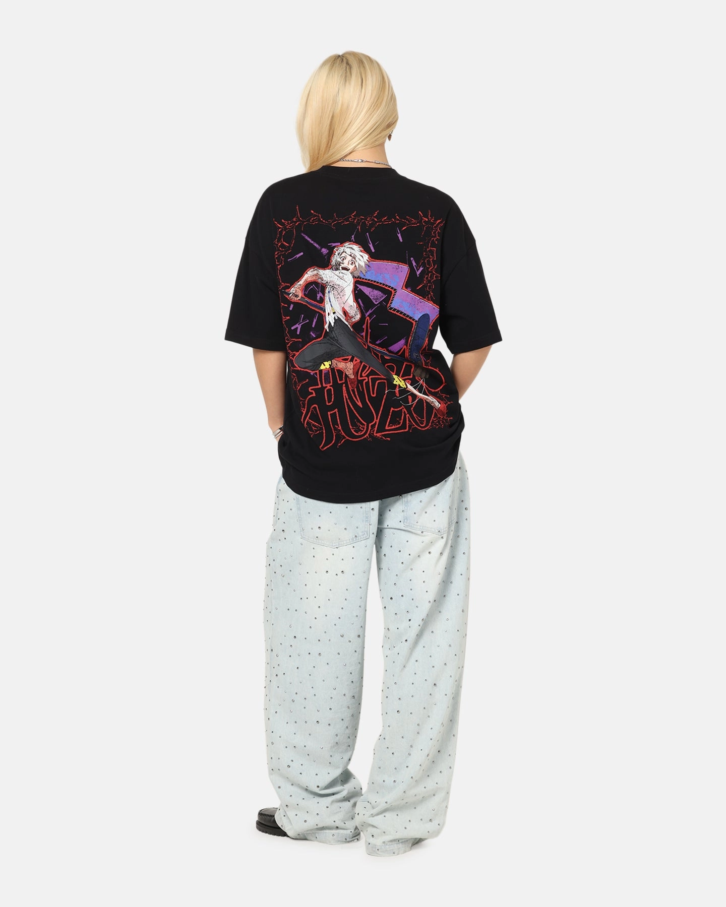 73 Studio X Tokyo Ghoul Juzo Vintage T-Shirt Black LightweightMaterial