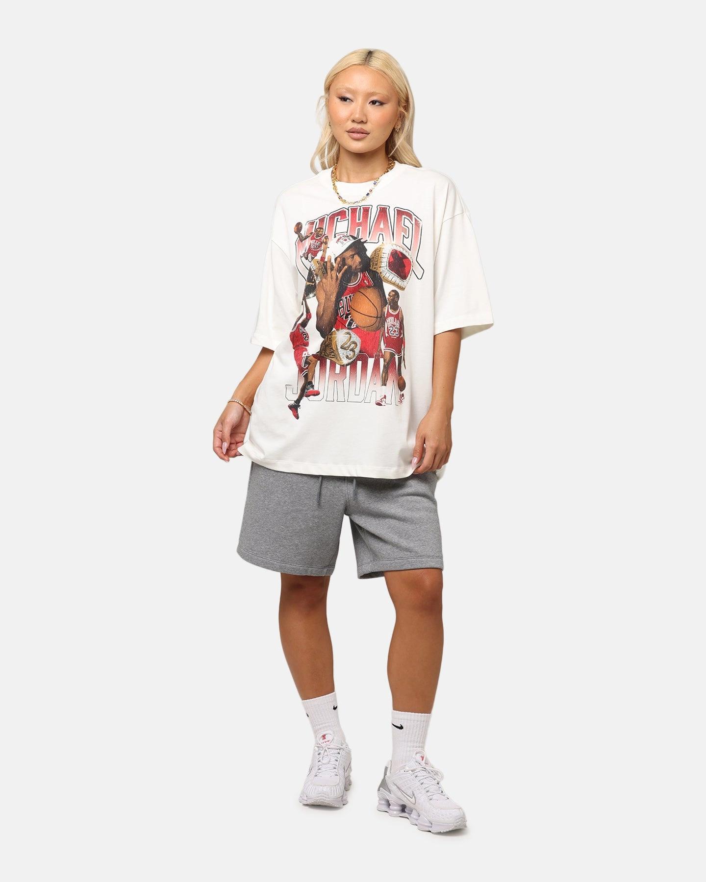 DurableBlend ChafeFreeEdging Jordan Jumpman Flight Essentials Graphic Oversized T-Shirt Sail