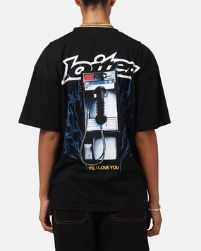 Loiter Phonebooth Vintage Drop T-Shirt Black LayeredCuff