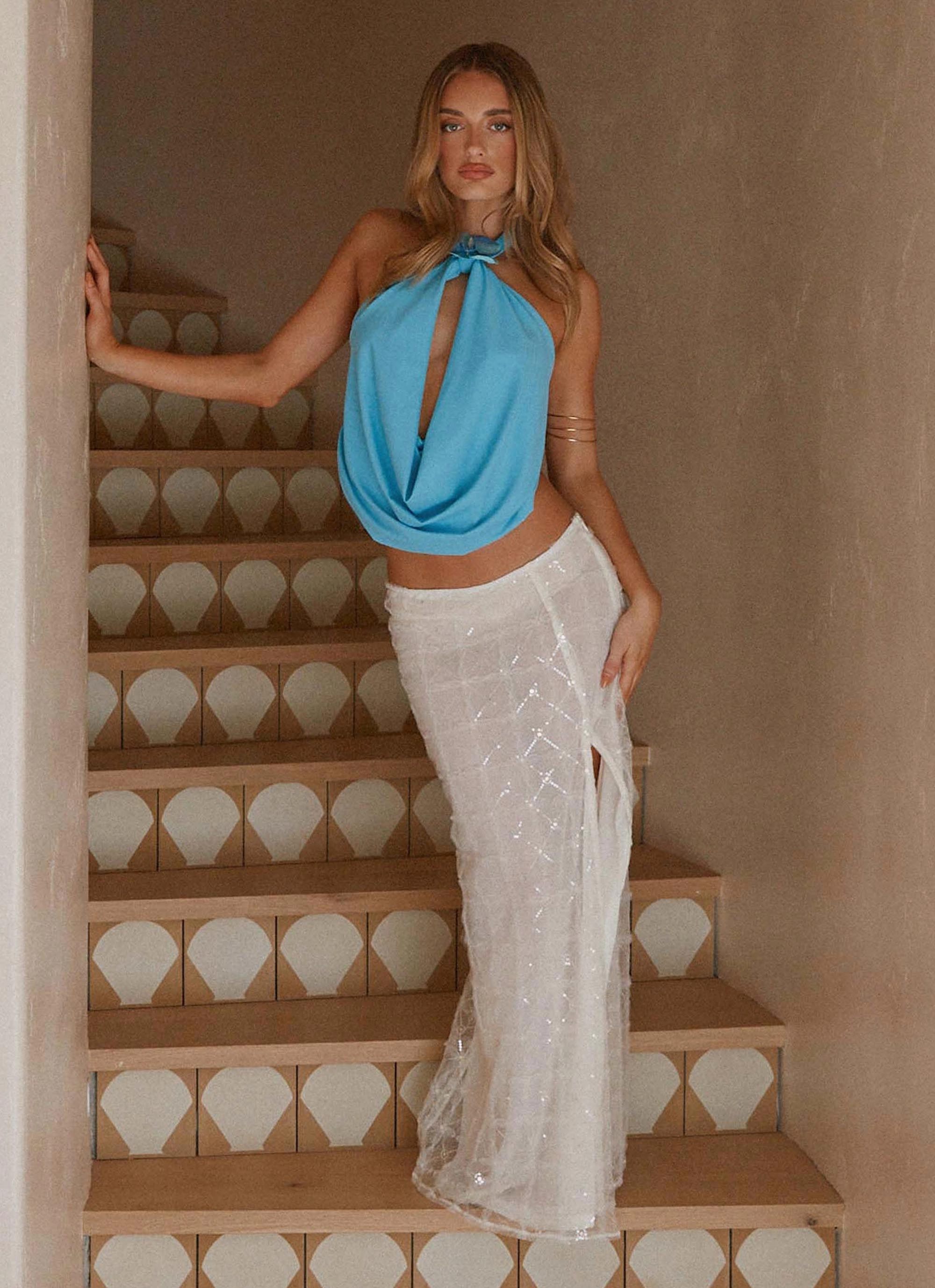 Paradisa Top - Turquoise TearResistant