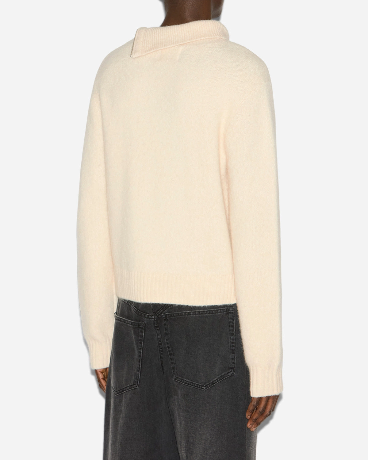 ALIOCHA SWEATER Lived In Layered Ventilation Design