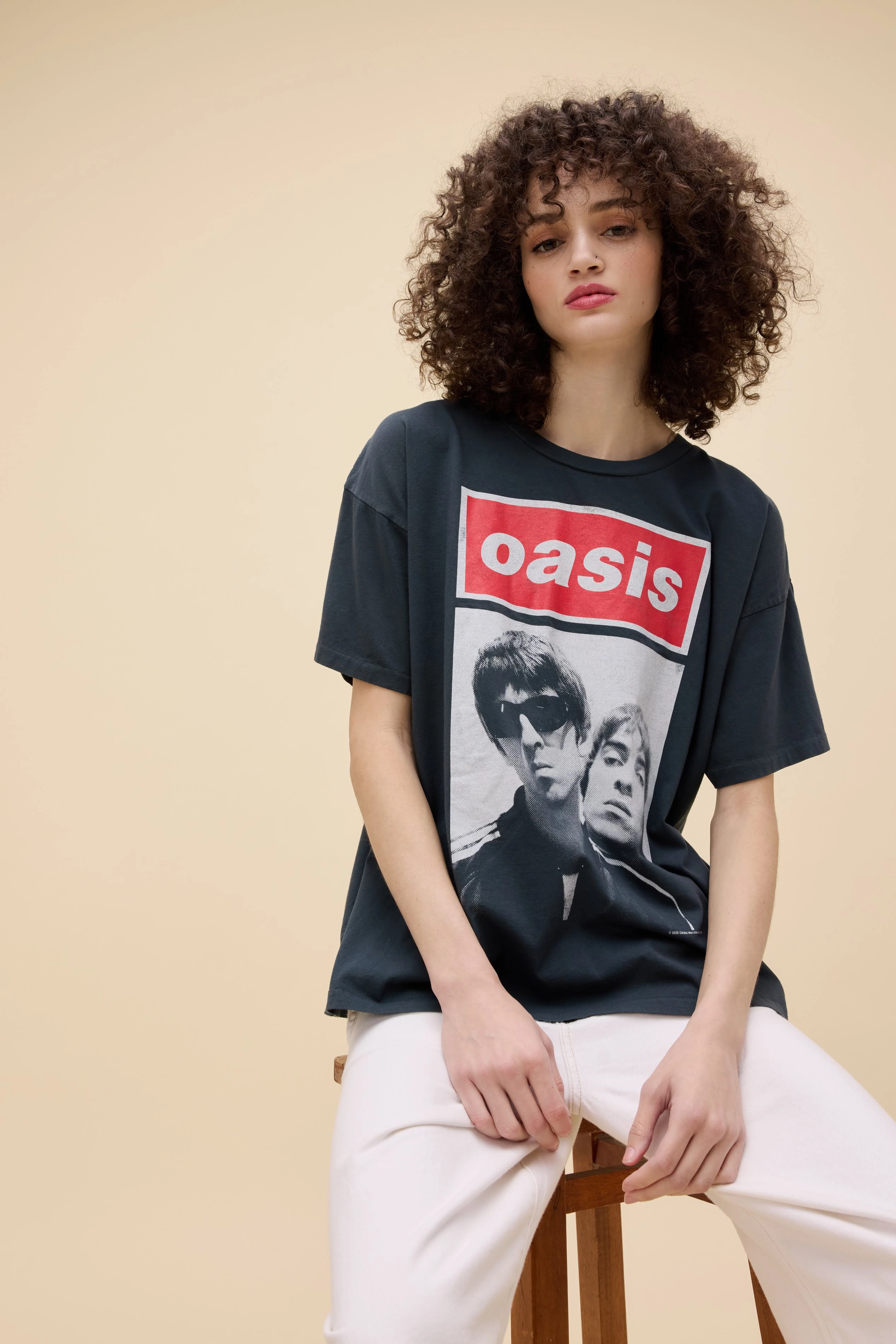 Chic Tee Oasis Liam and Noel Merch Tee