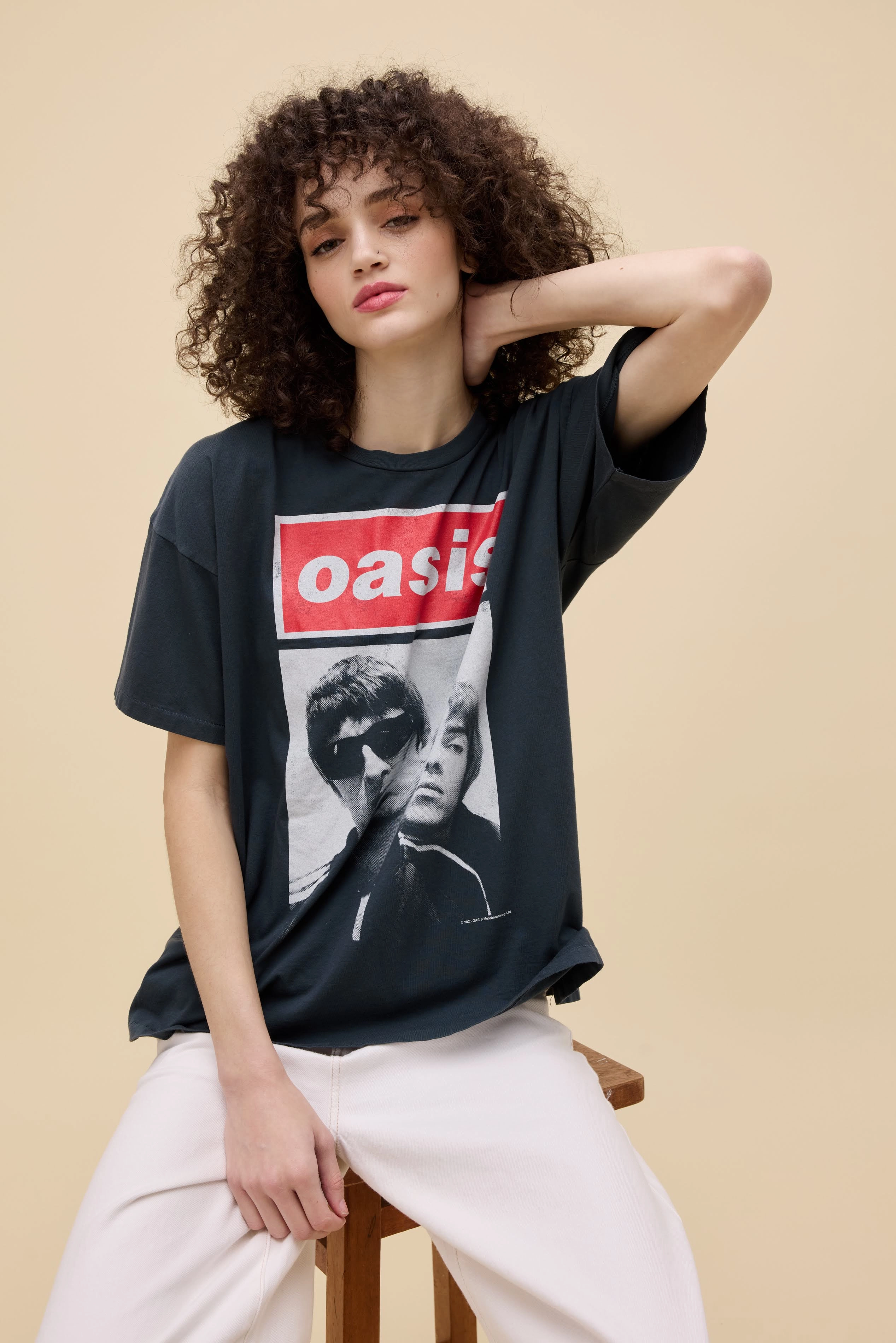 EcoCertified Textile Oasis Liam and Noel Merch Tee