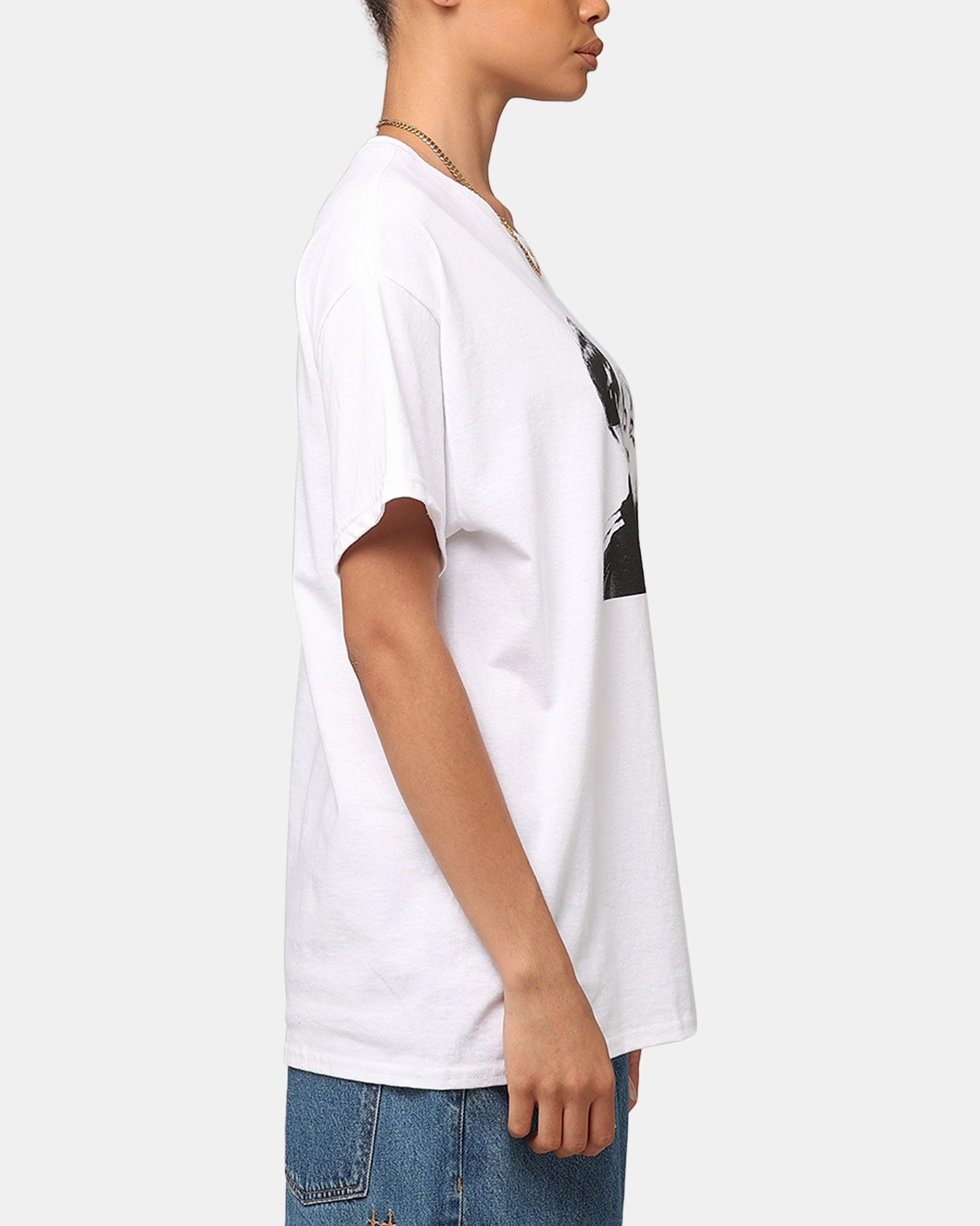 Oasis Photo T-Shirt White Relaxed Top