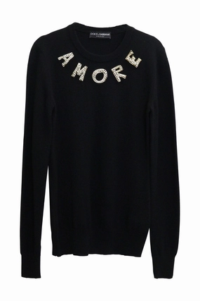 [WW21812] Dolce & Gabbana | Knitwear Functional Piece MicrofiberBlend Texture