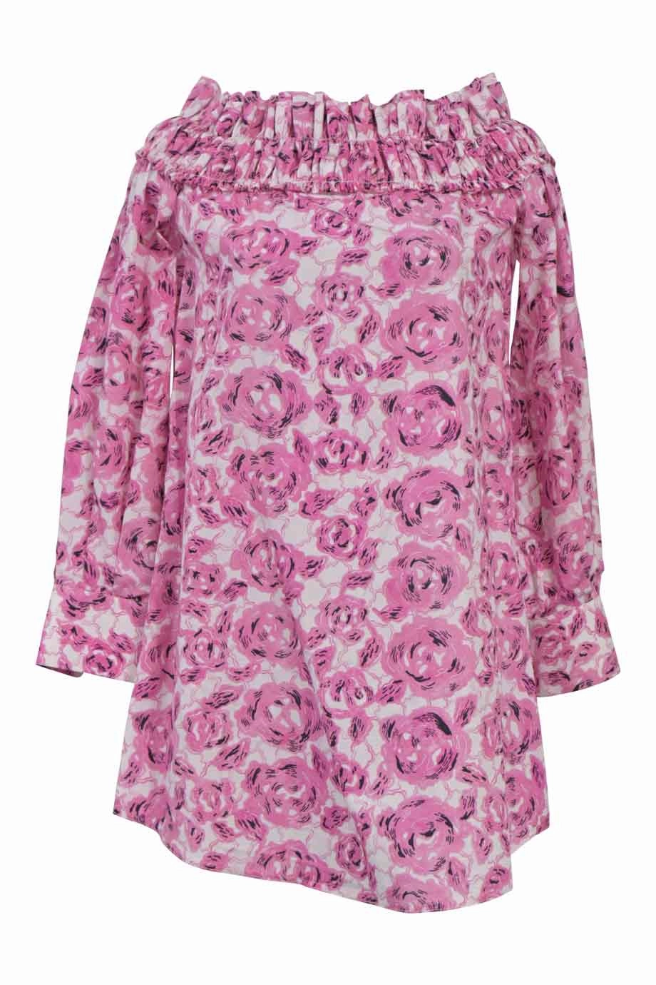 Two Tone Weave Hygroscopic Inner Layer [WW43818] Jourden | Long sleeve top